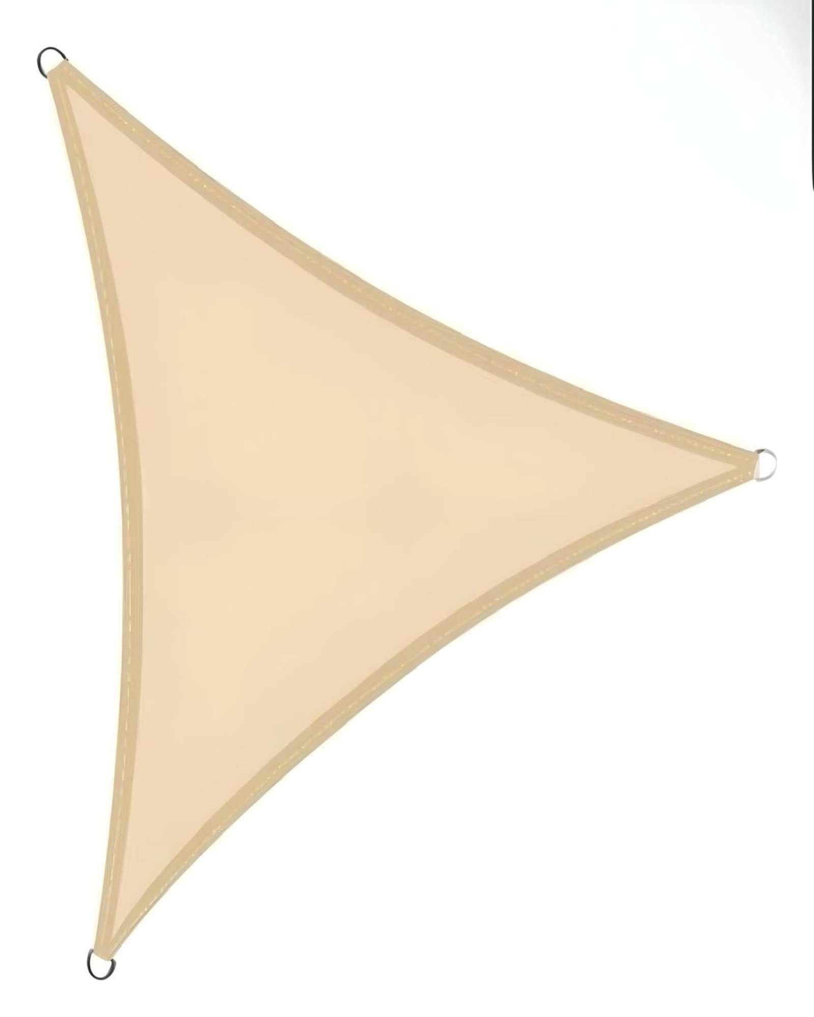 VELA DE SOMBRA TRIANGULAR GRANDE (5X5X5M) | TOLDO LONA PARASOL PERMEABLE-3