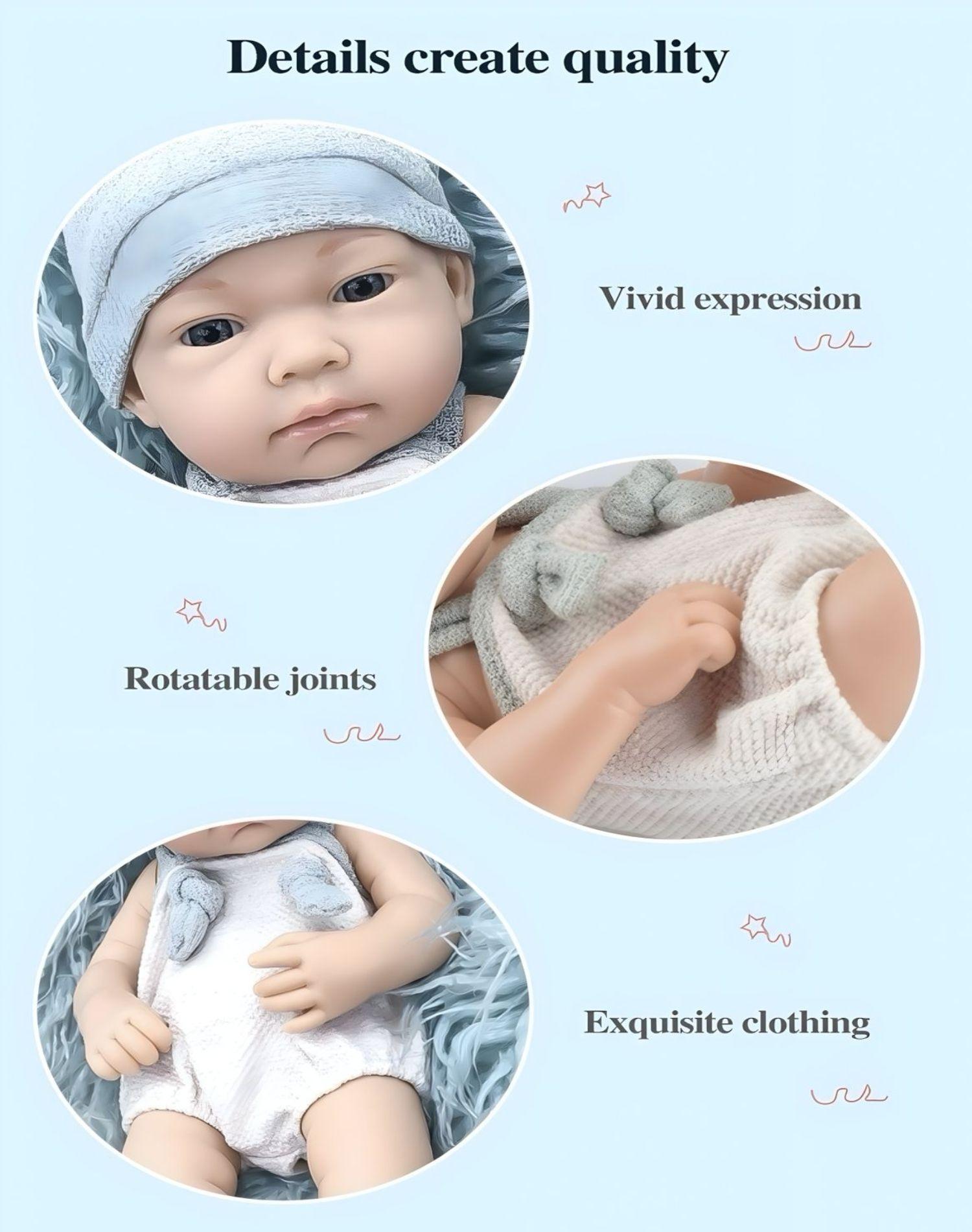 BEBE MUÑECO REALISTA DE SILICONA NIÑO 7n8-2