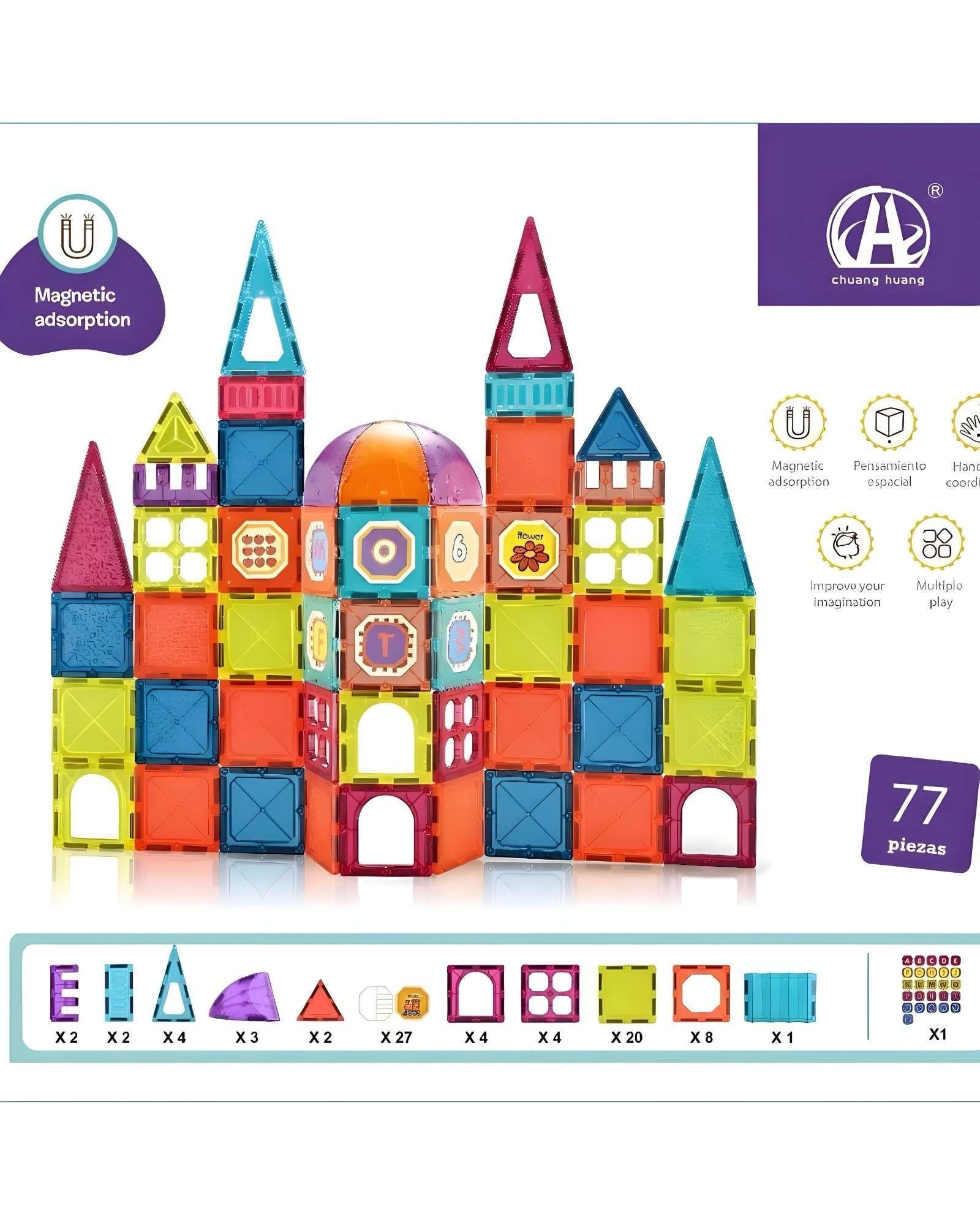 BLOCK MAGNETICO CASTILLO 77 PIEZAS-2