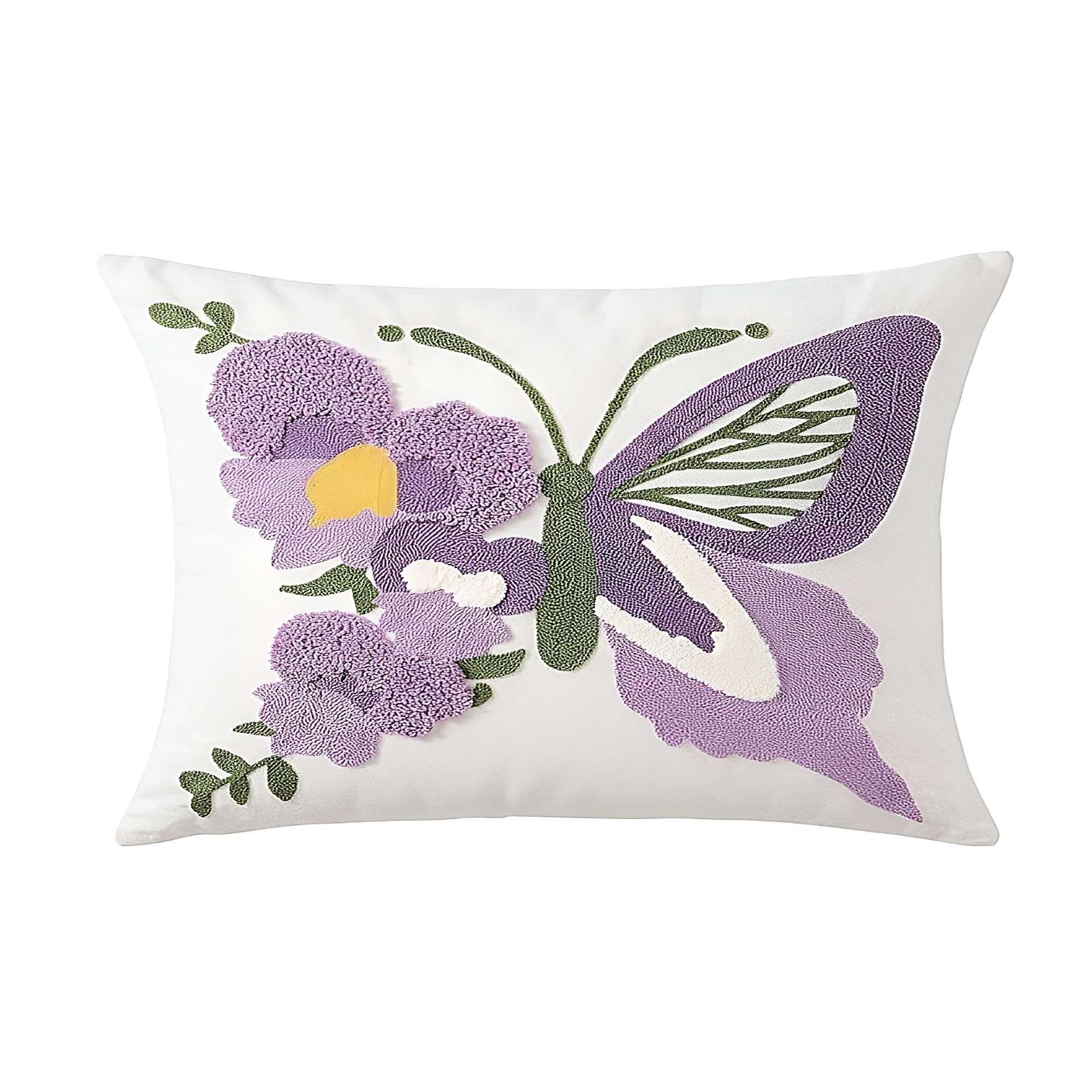 PACK DE 4 FUNDAS DE COJIN BORDADA SIN BORLAS 45X45 CM F49-1