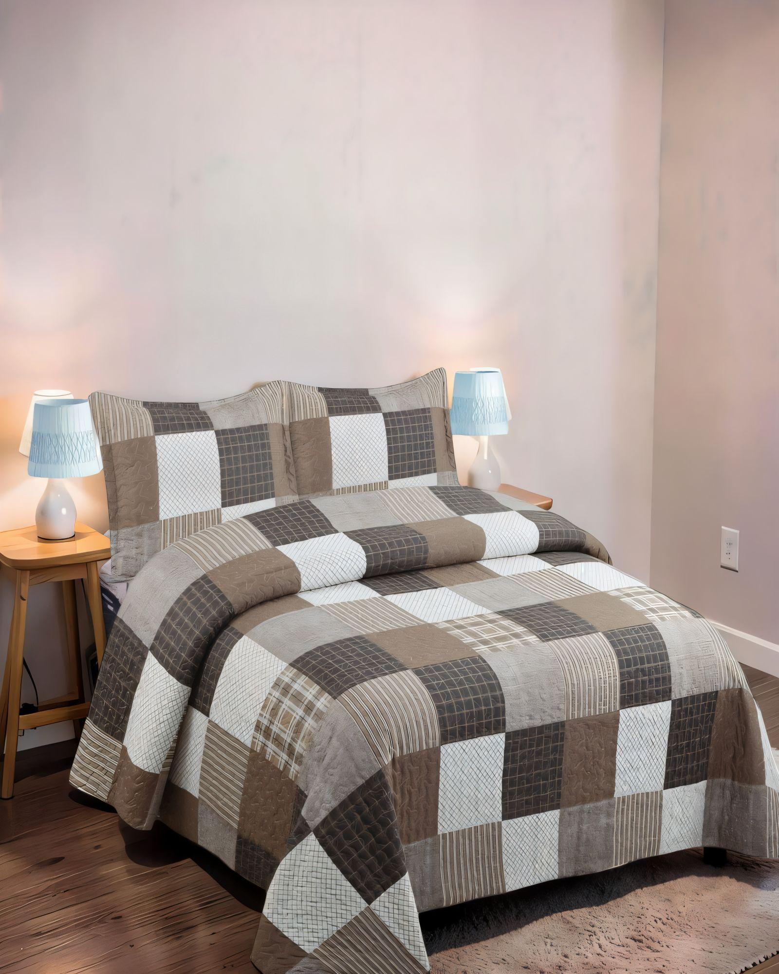 CUBRECAMA QUILT DE VERANO PLAZA Y MEDIA A25-2