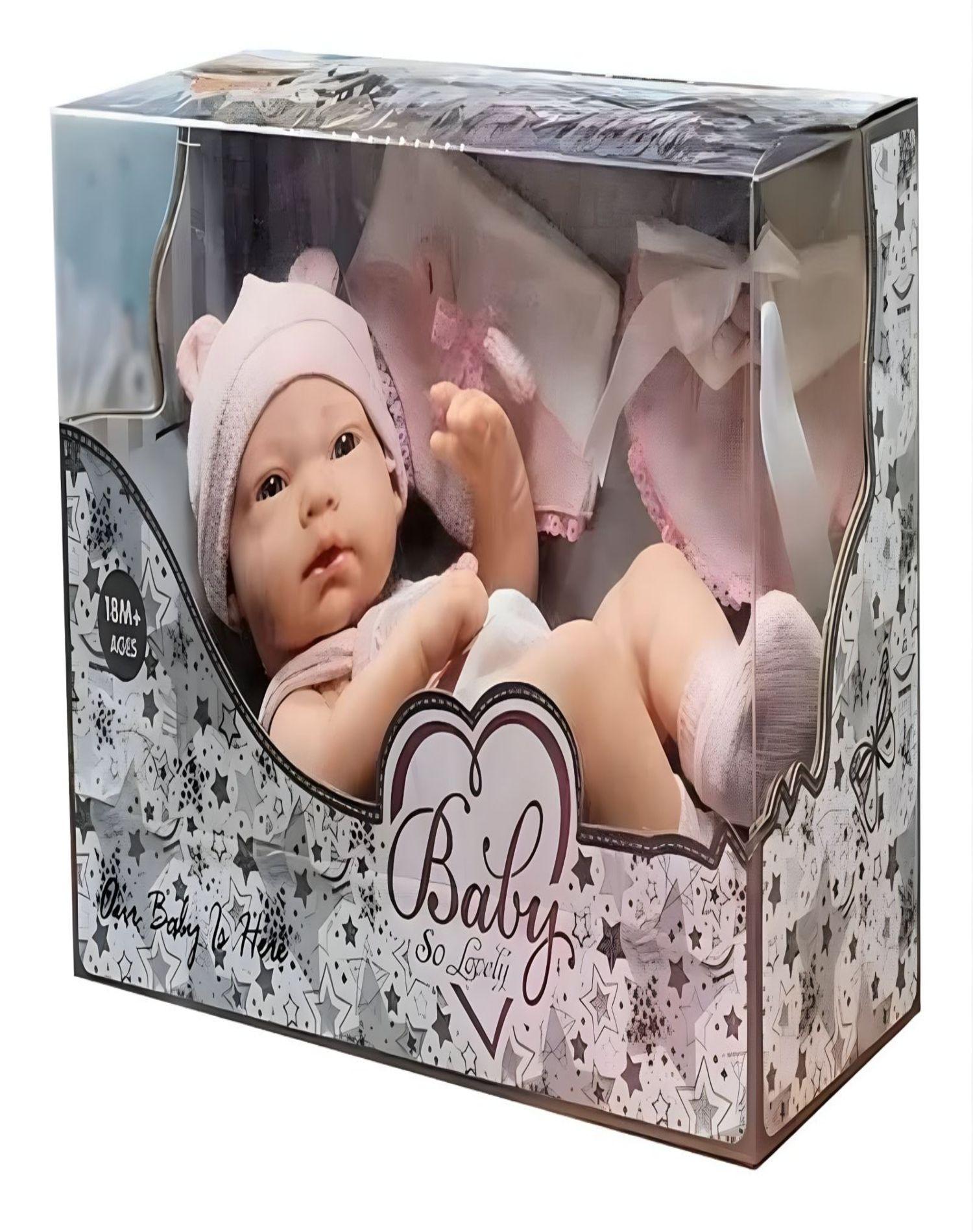 BEBE MUÑECA REALISTA DE SILICONA NIÑA ROSA 7n9-2