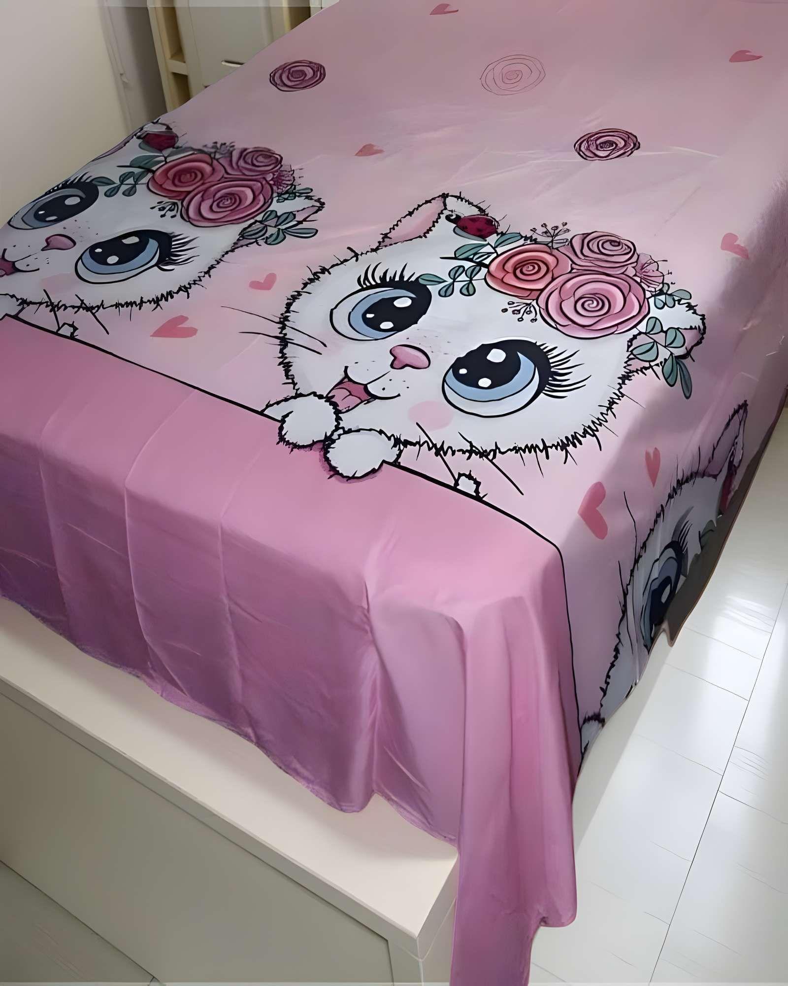 JUEGO DE SABANA INFANTIL DE 100 HILOS 1 PLAZA D8-4