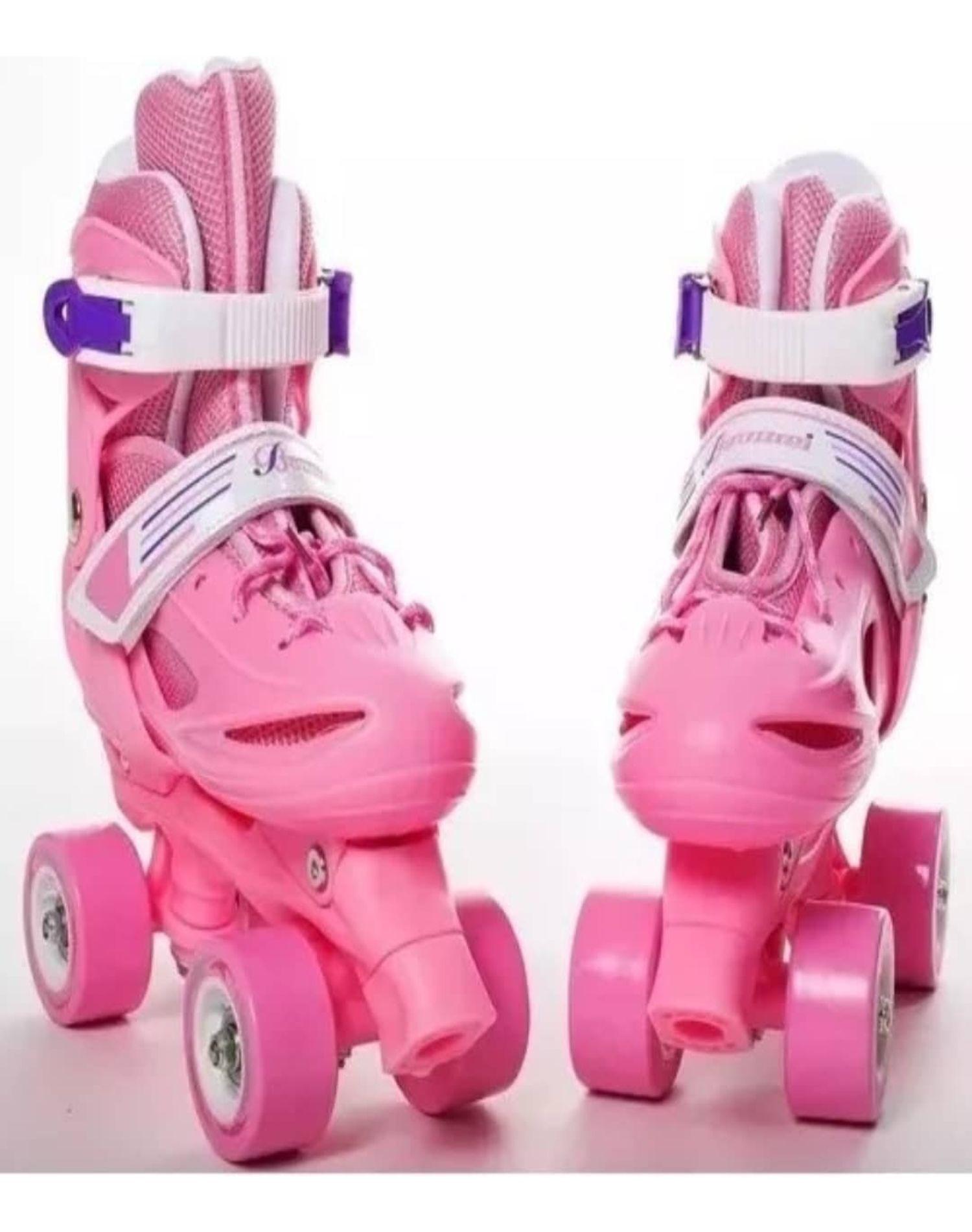Patines 4 Ruedas Ajustables para Niña Talla M35-38-2