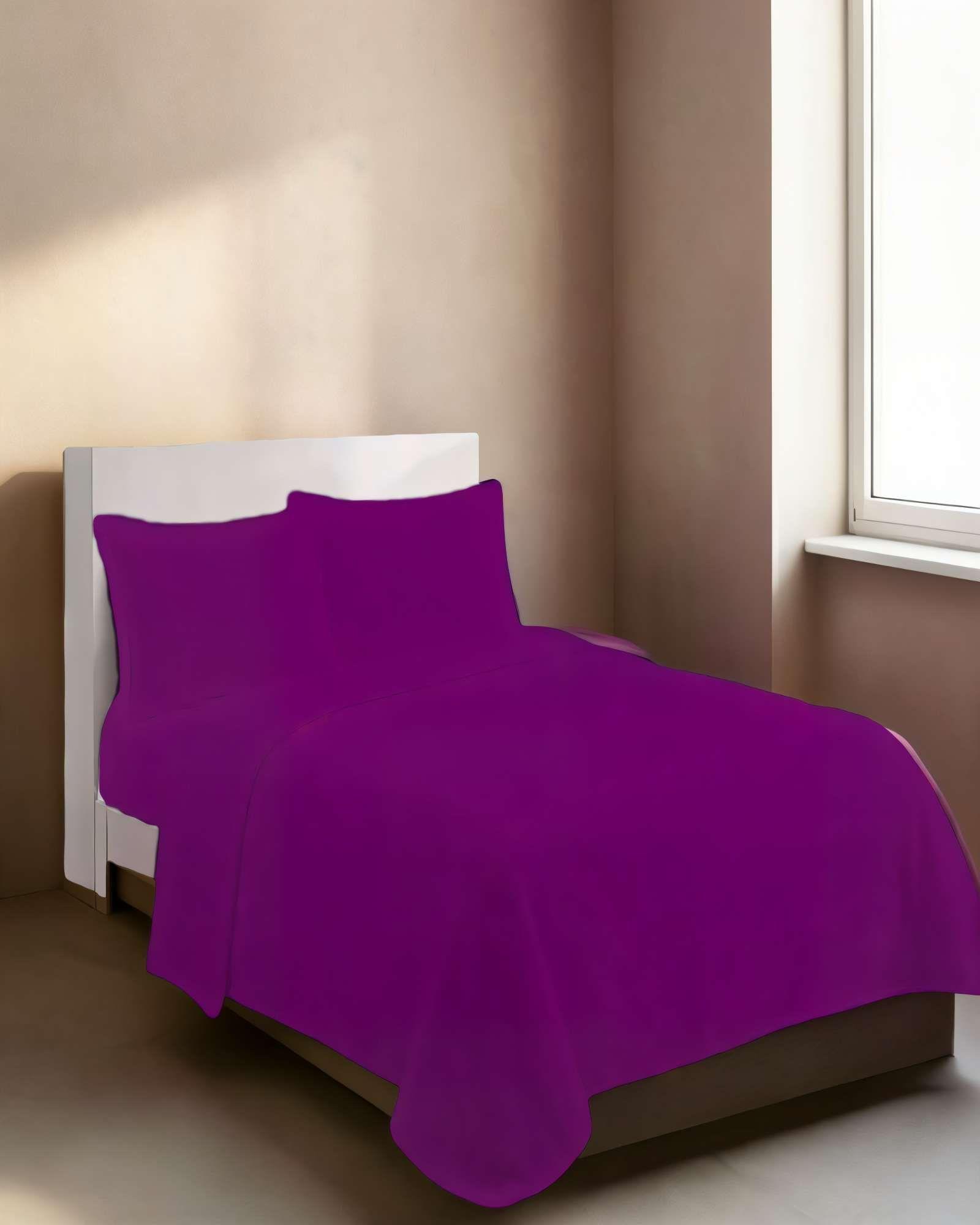 SABANA POLAR PREMIUM KING  COLOR MORADO-2