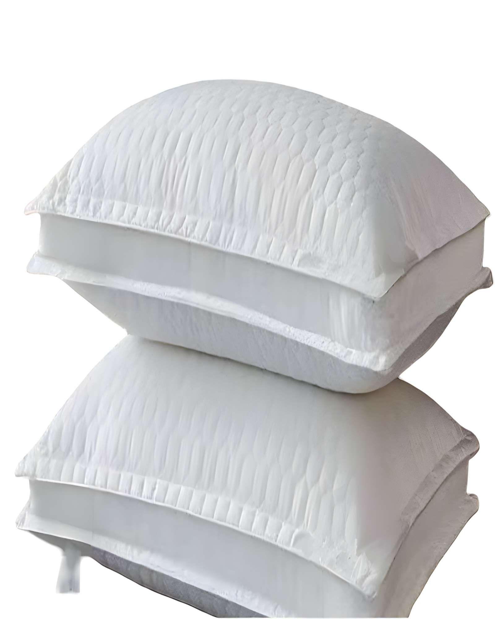 PACK DE 2 ALMOHADAS  BLANCO PREMIUN  DOBLE PILLOW 50X70-1