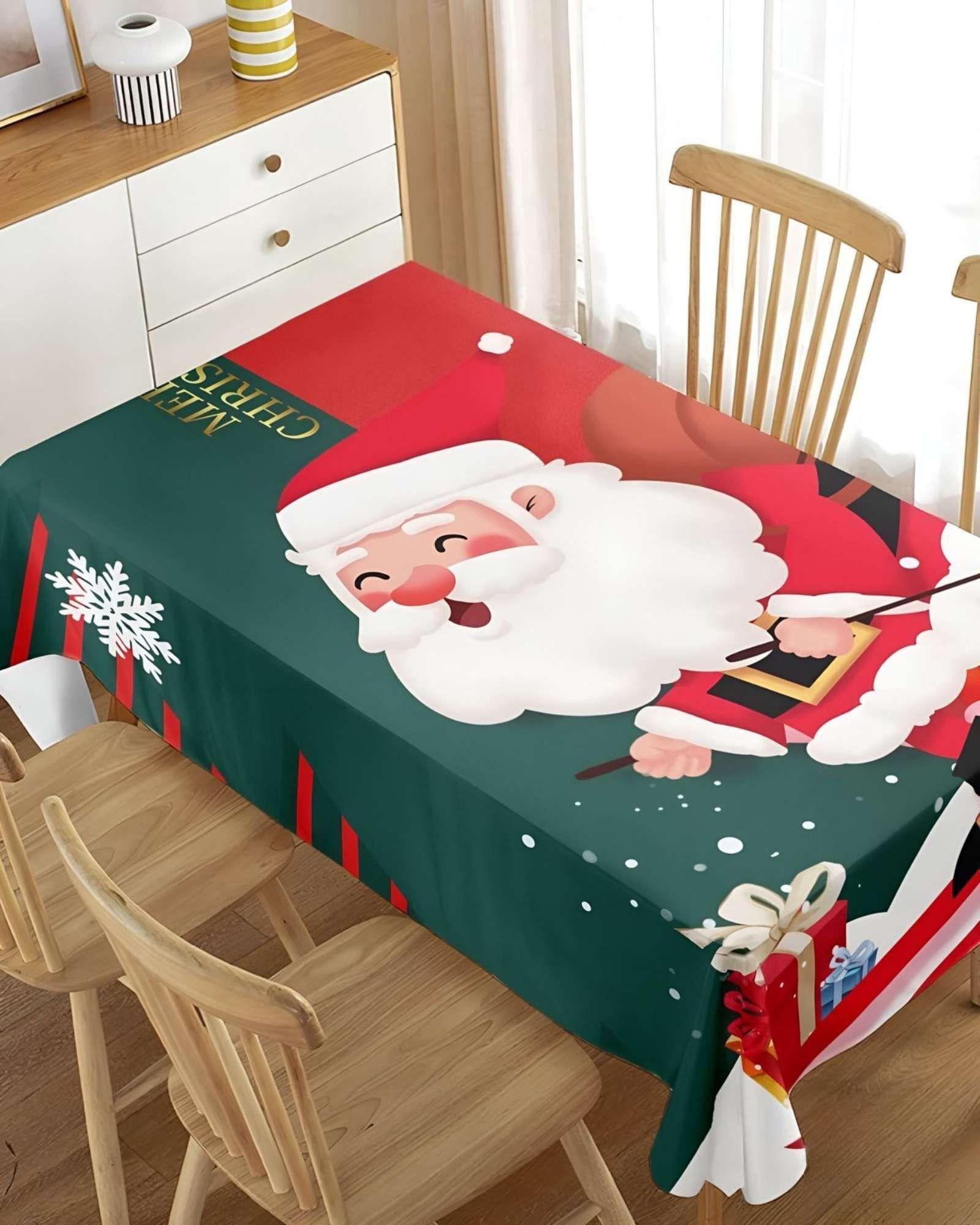 MANTEL NAVIDEÑO ANTIMANCHAS 140 cm x 220 cm SKATE-2