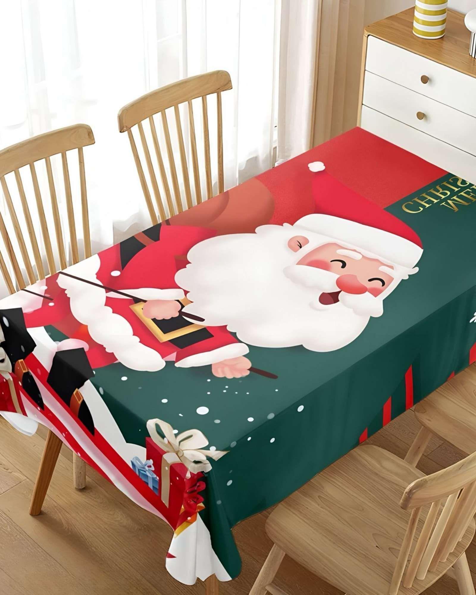 MANTEL NAVIDEÑO ANTIMANCHAS 140 cm x 220 cm SKATE-3