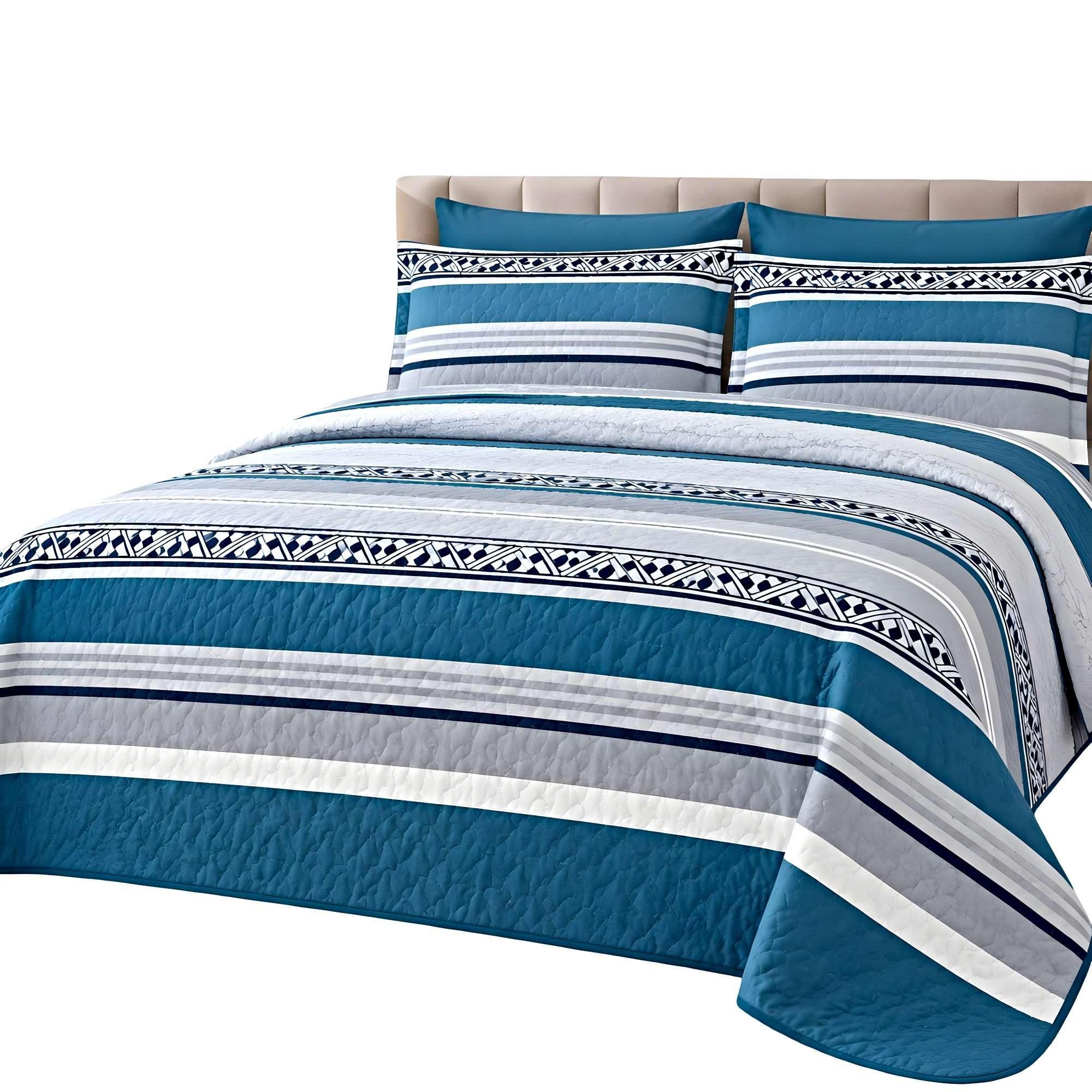 CUBRECAMA QUILT DE VERANO LIVIANO KING C12-0