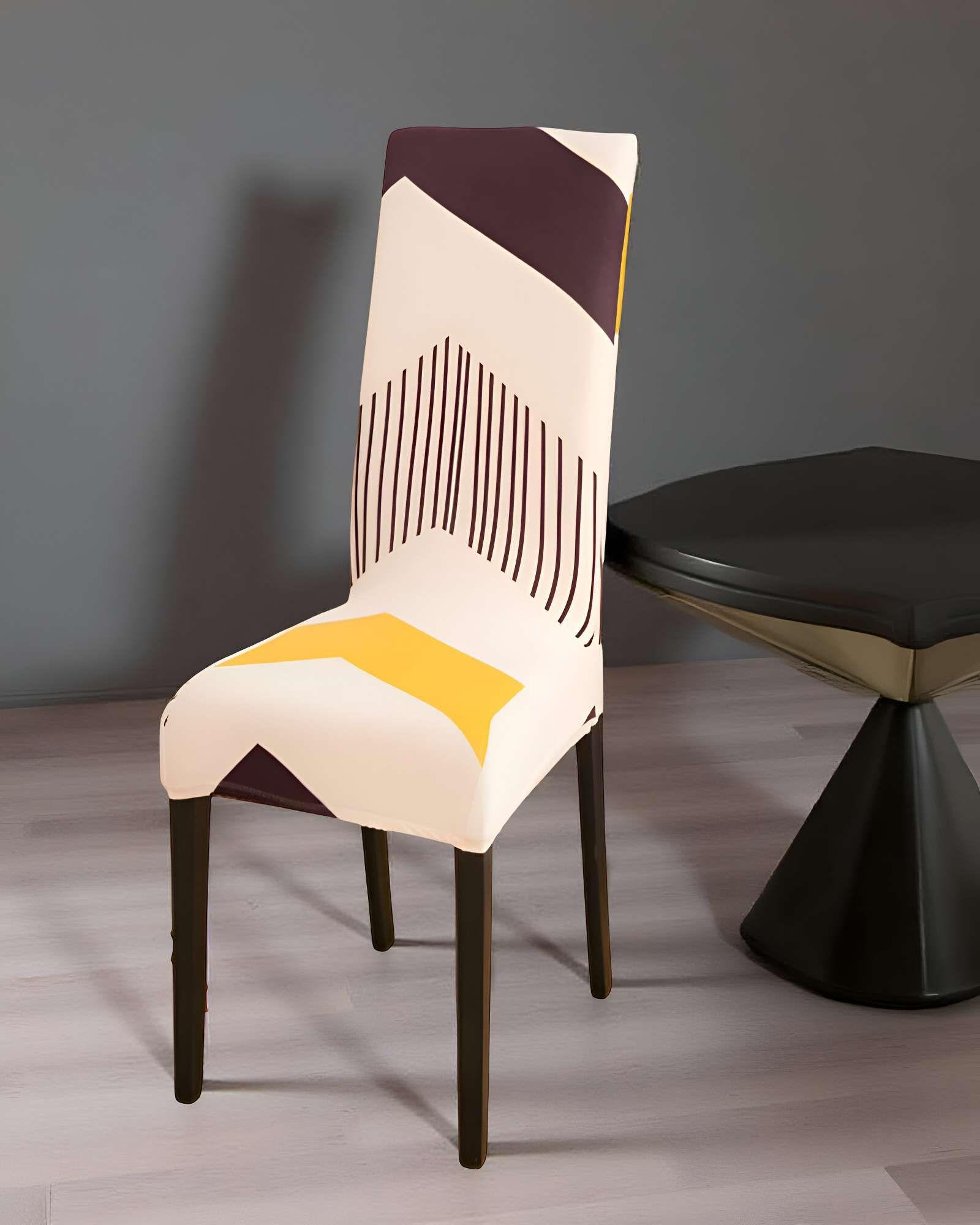 PACK DE 6 FUNDAS PARA SILLA ELASTICADAS CON DISEÑO ESTAMPADO F17-3