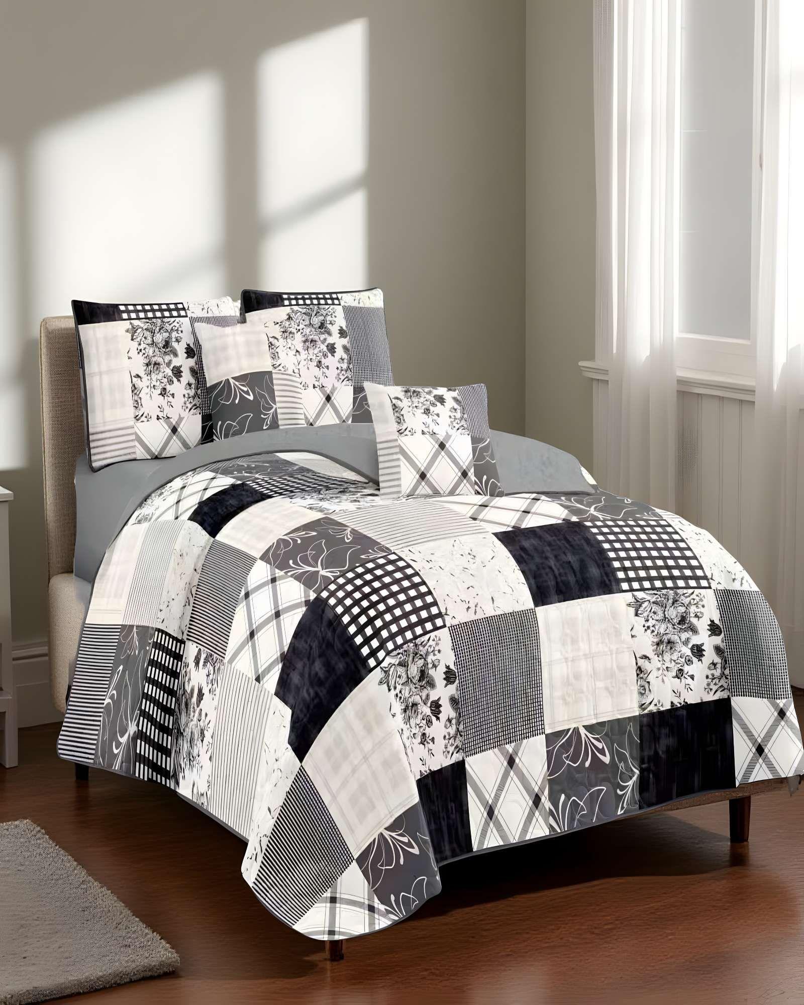 CUBRECAMA QUILT DE VERANO 2 PLAZAS MULTICOLOR 02-2