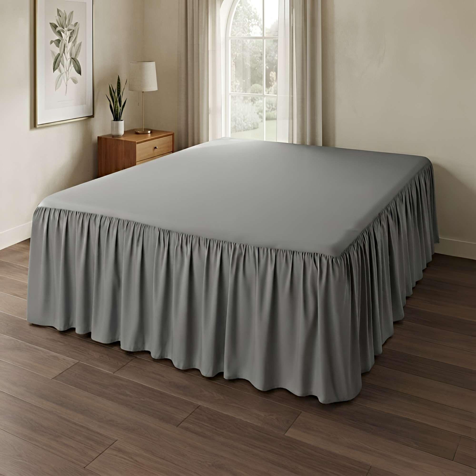 FALDON DE CAMA SIN FUNDA PLAZA Y MEDIA GRIS-3
