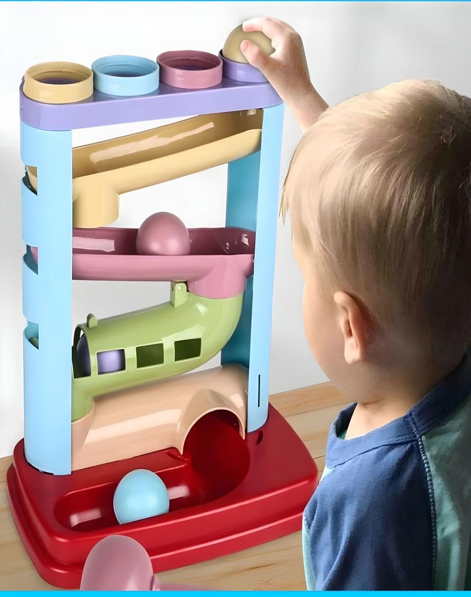 Juguete Martillo Didáctico y Bolas Montessori Bebés-3