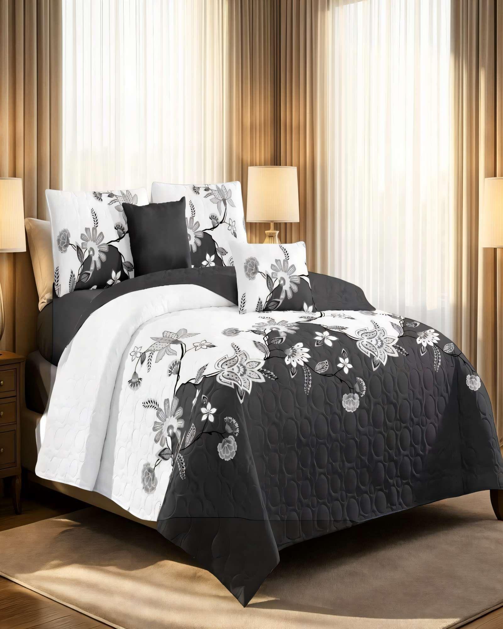 CUBRECAMA QUILT DE VERANO 2 PLAZAS CON DISENO 12-3