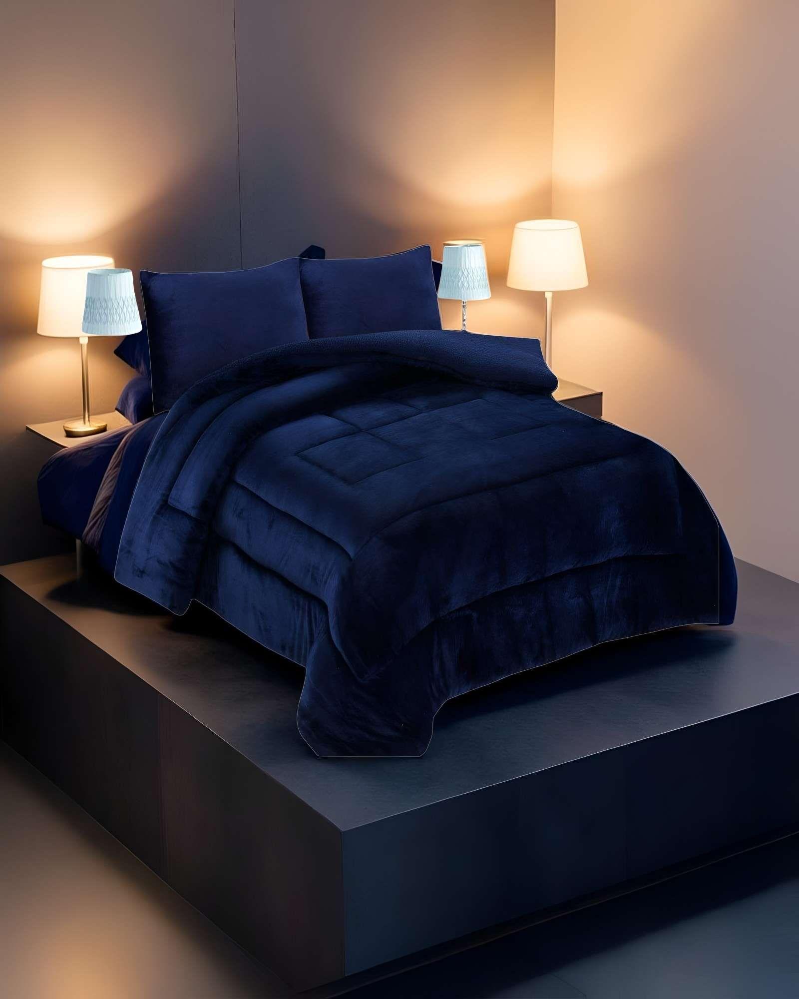 COBERTOR CON CHIPORRO KING 250X270CM TURQUESA B15-2