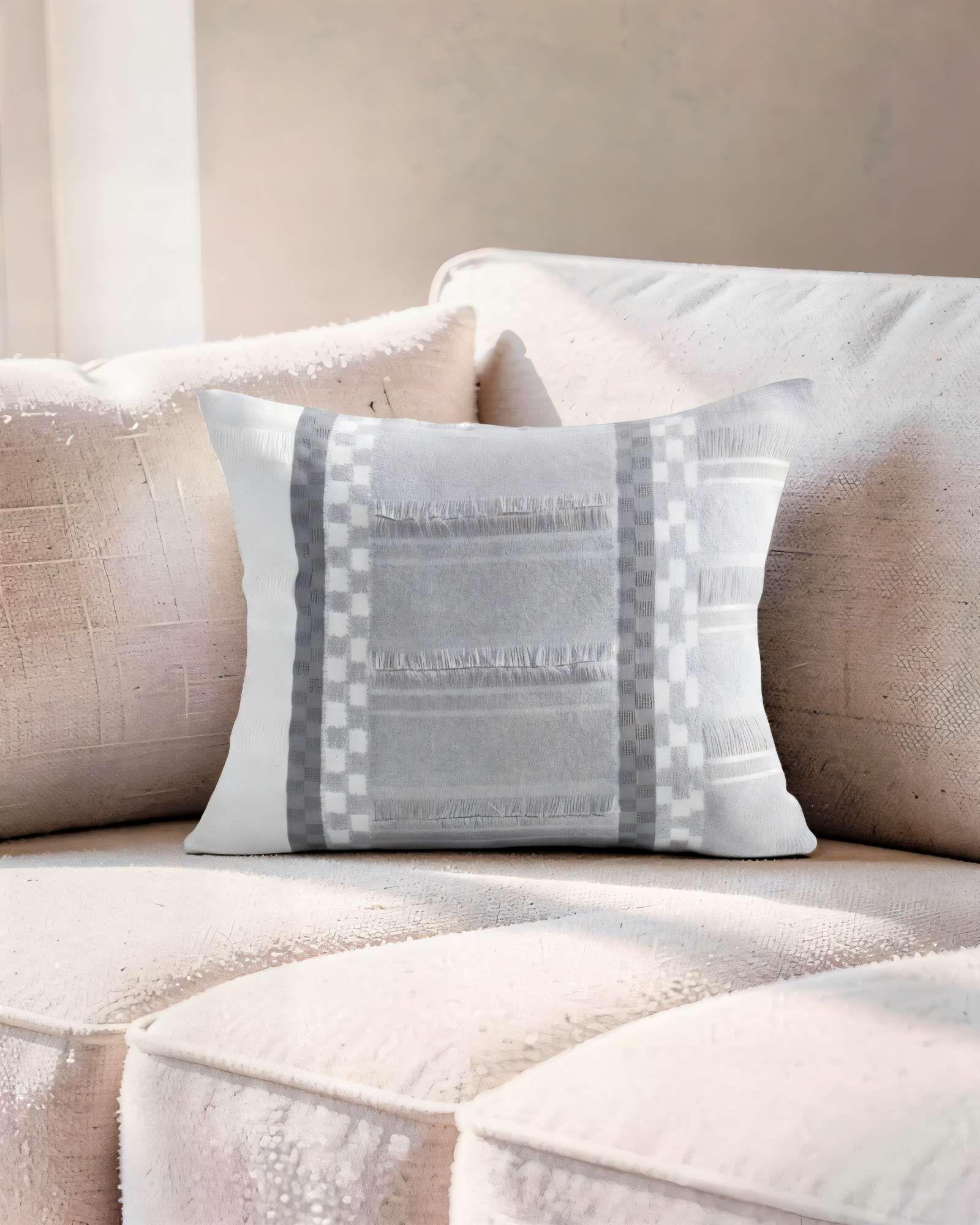 PACK DE 4 FUNDAS DE COJIN 45CMX45CM EMPALME ROMBO 2-2