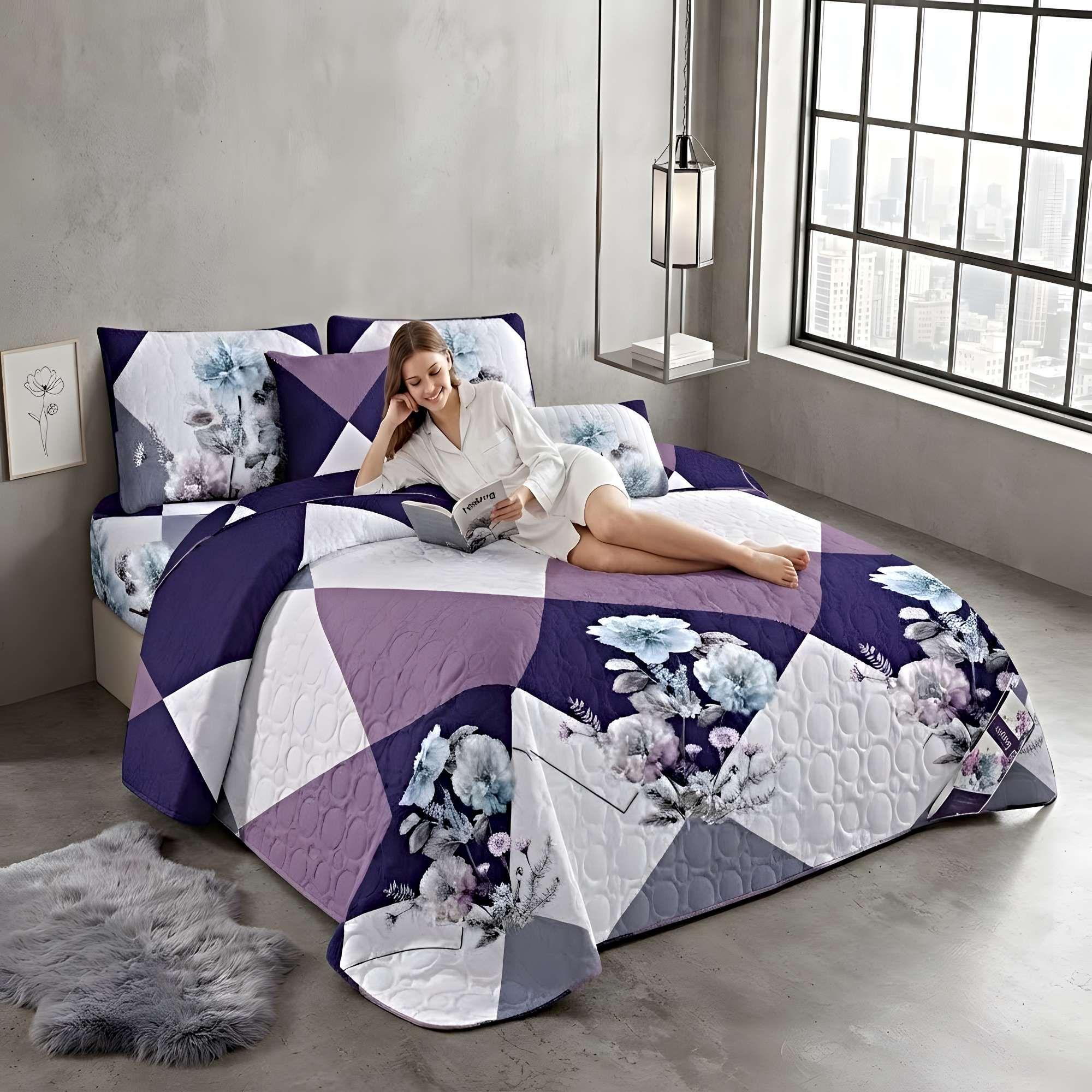 CUBRECAMA QUILT DE VERANO LIVIANO KING C2-2