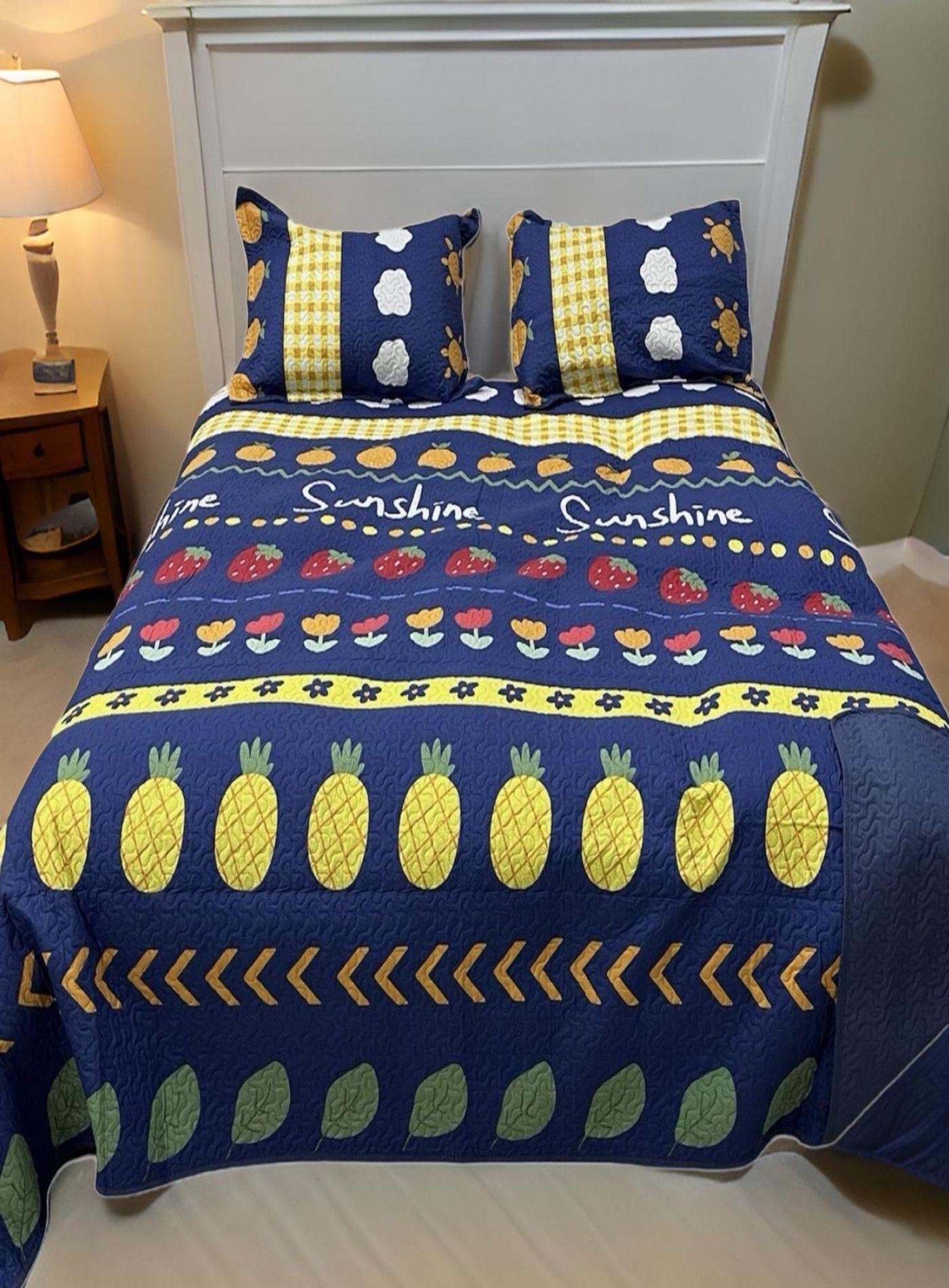 Quilt Reversible 2P - Primavera y Verano D4-2
