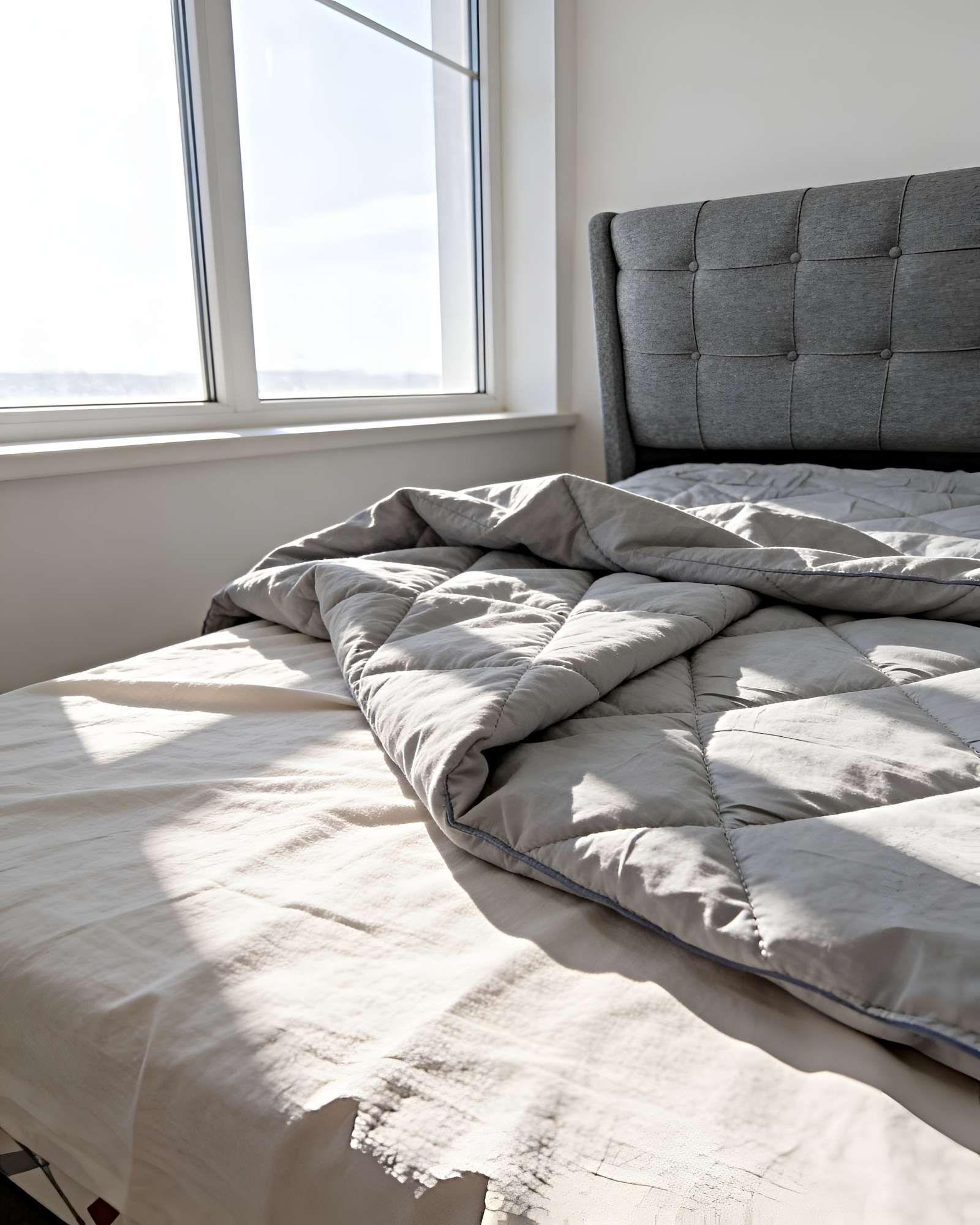 COBERTOR DE INVIERNO DELGADO 2 PLAZAS 230X250CM GRIS-2