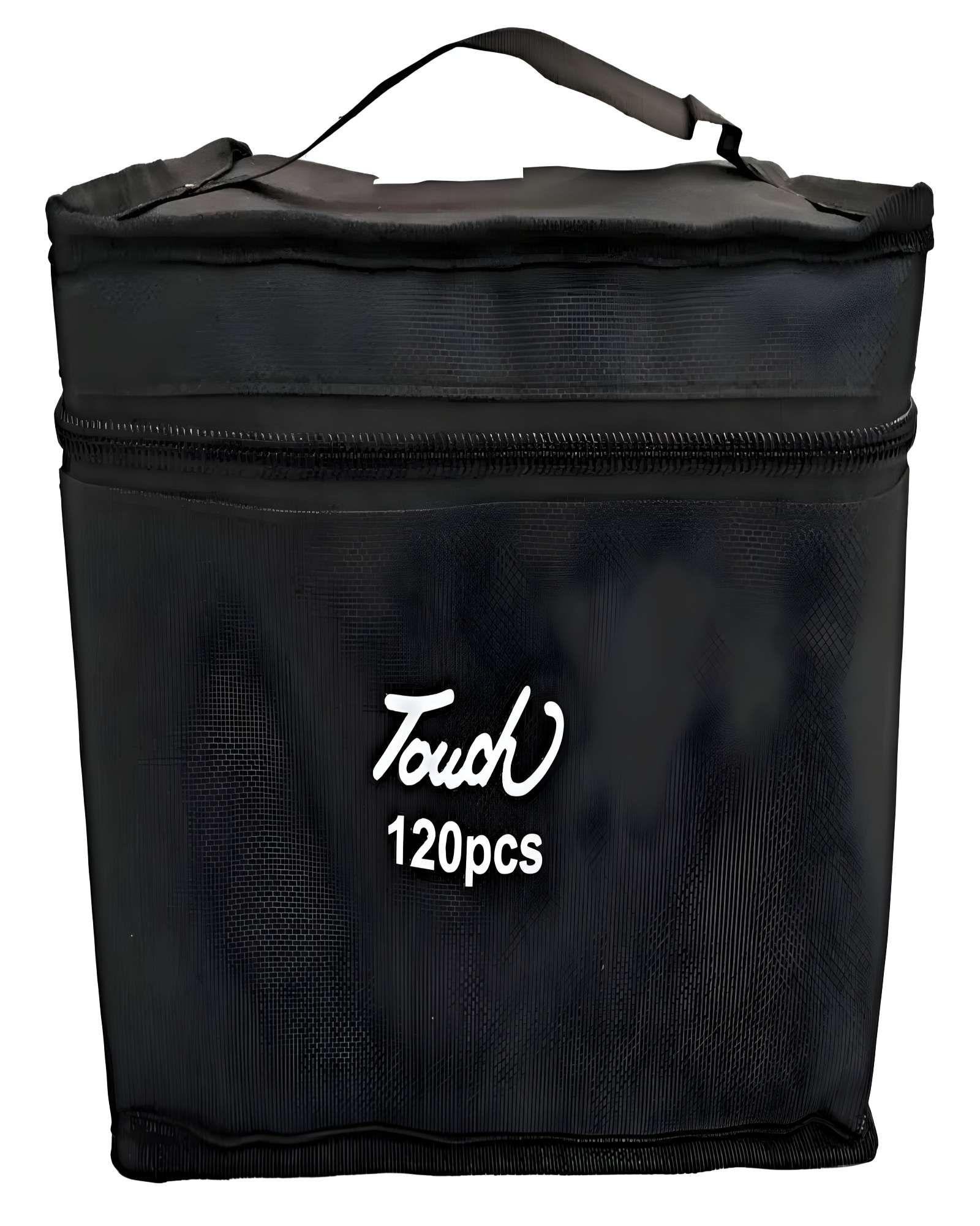 SET DE PLUMONES 120 PIEZAS DOBLE PUNTA-4