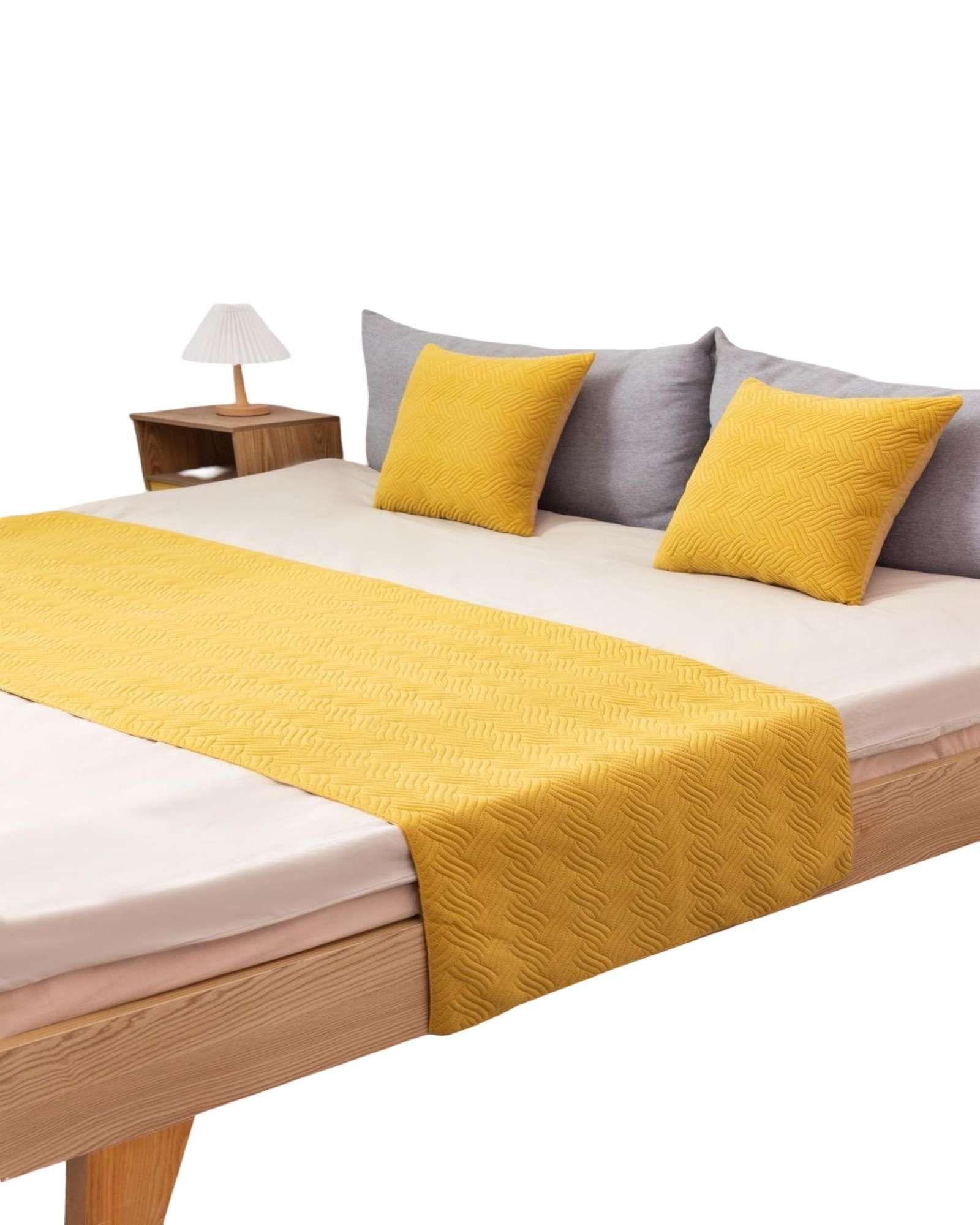 PIECERA MAS 2 FUNDAS ELEGANTE AMARILLO-2