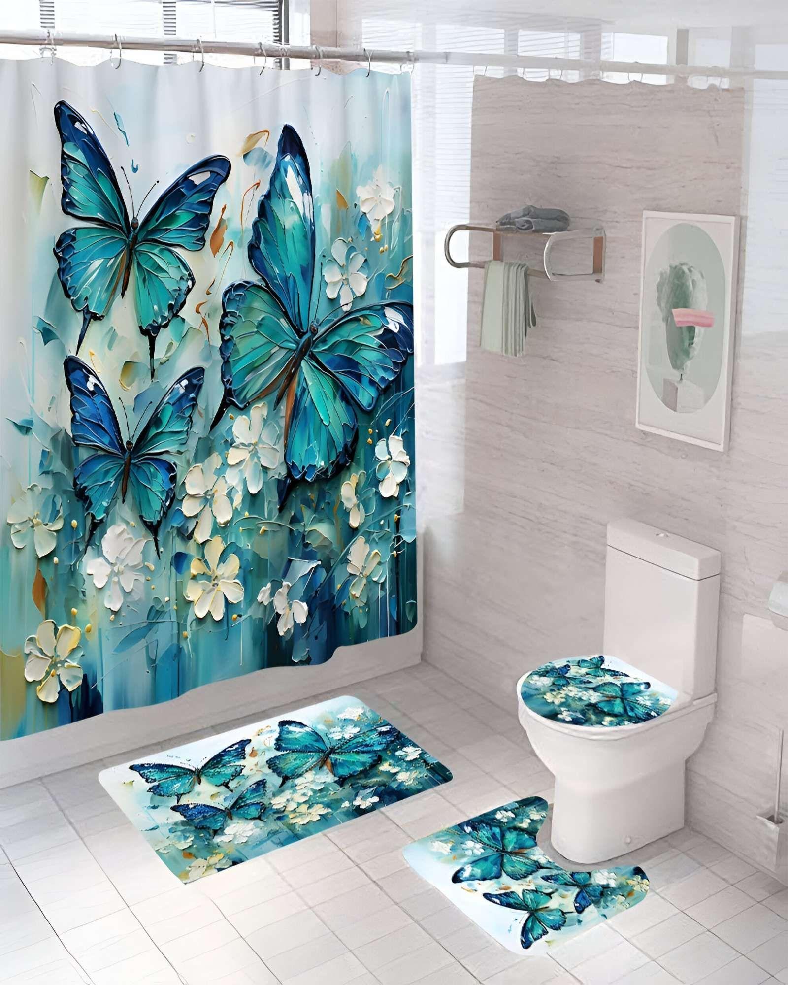 SET DE 4 PIEZAS PARA BAÑO CON ESTAMPADO 6-2