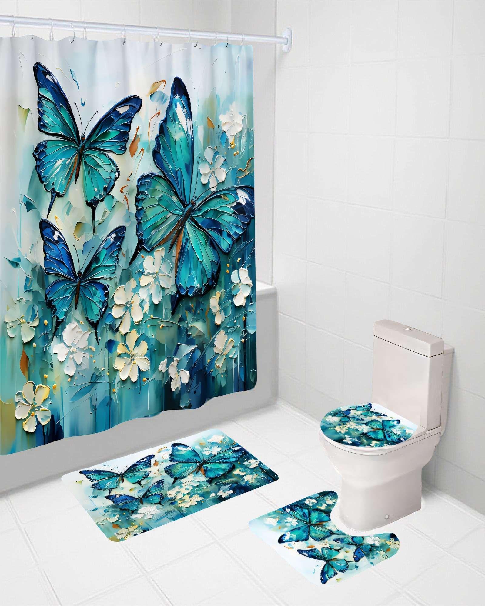 SET DE 4 PIEZAS PARA BAÑO CON ESTAMPADO 6-3