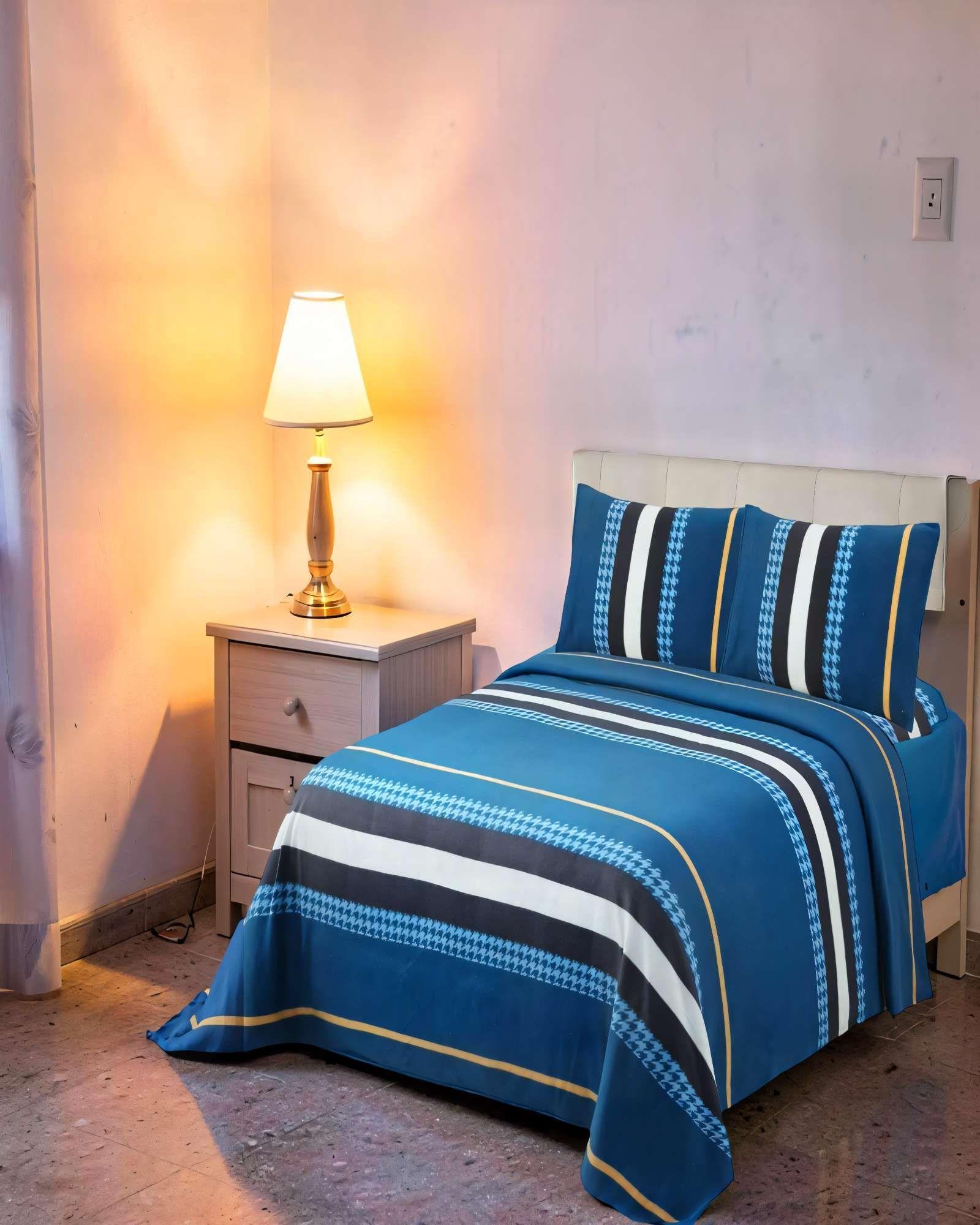 JUEGO DE SABANA POLAR KING CON DISEÑO 2-3