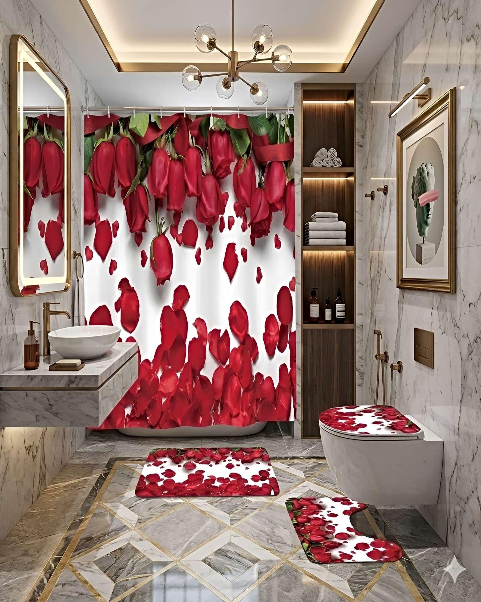 SET DE BAÑO COMPLETO MODELOS UNICOS 4 PIEZAS S08-3