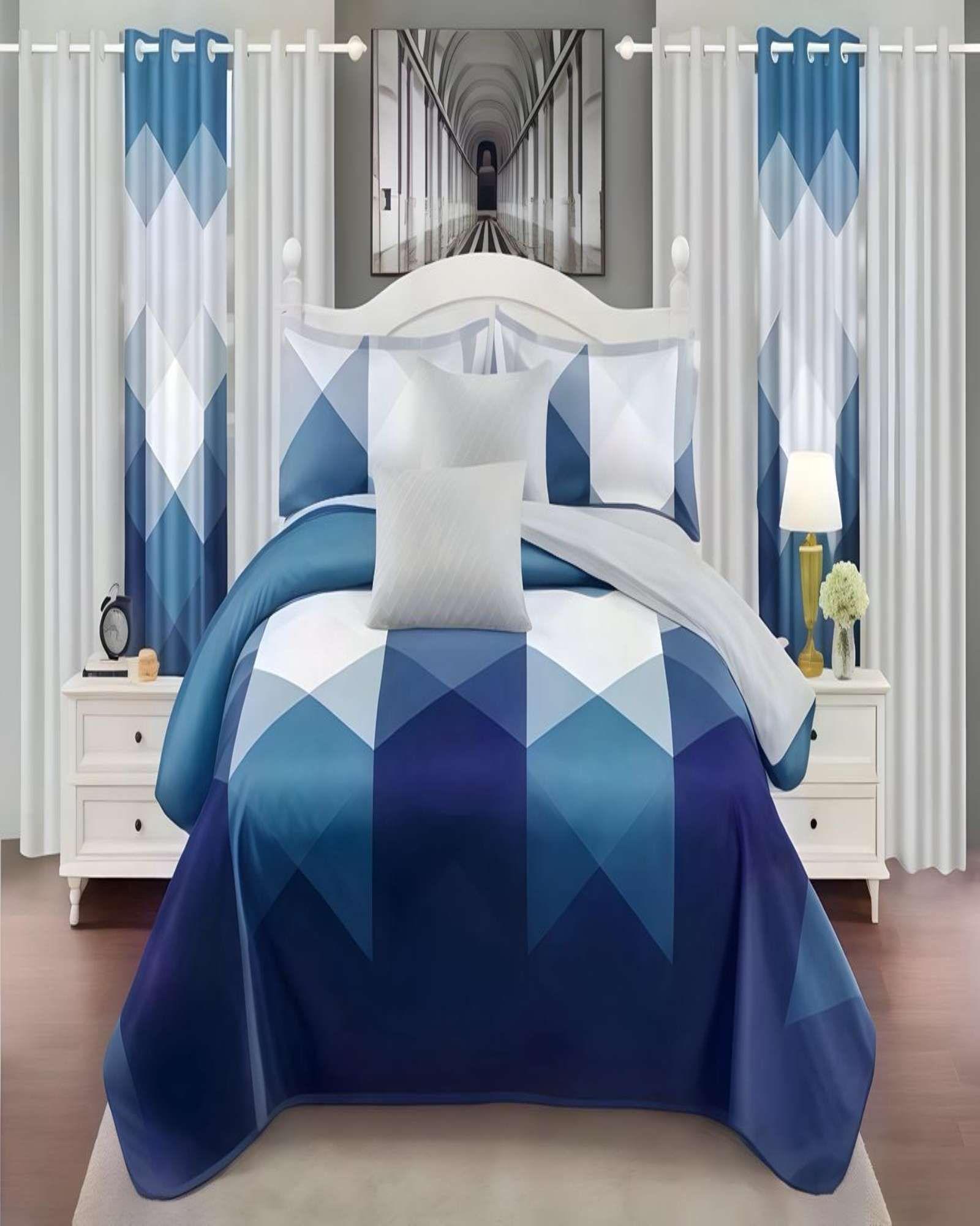 CUBRECAMA QUILT DELGADO CON 9 PIEZAS 2 PLAZAS 14-3