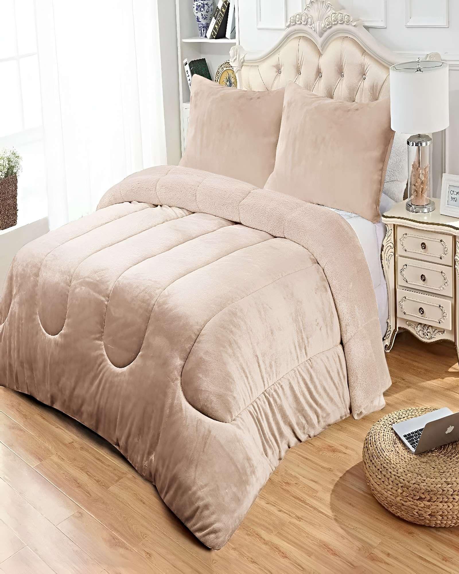 COBERTOR DE INVIERNO PLUSH KING 250X270CM P7-3