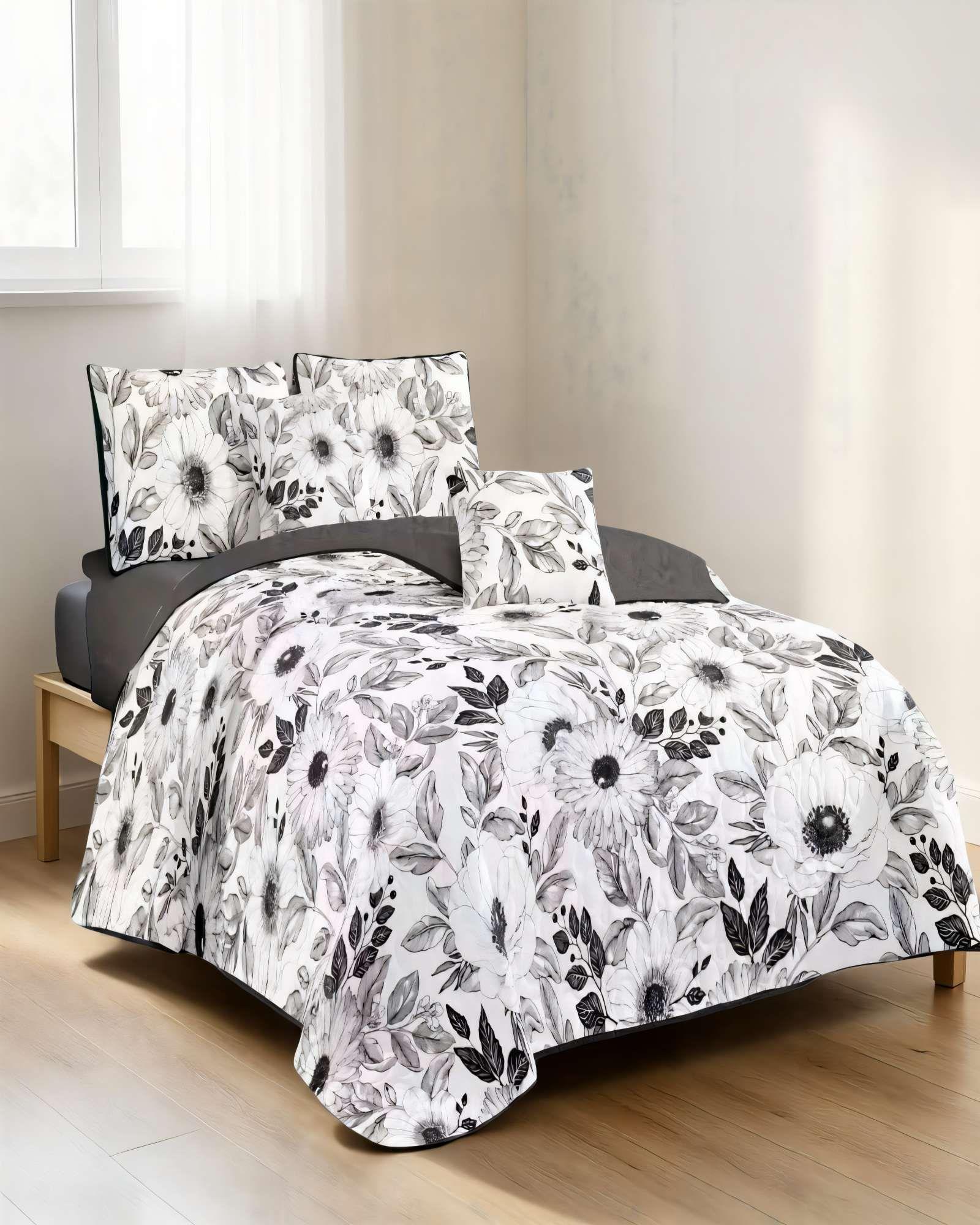 CUBRECAMA QUILT DE VERANO 1,5 PLAZAS CON DISENO 8-3