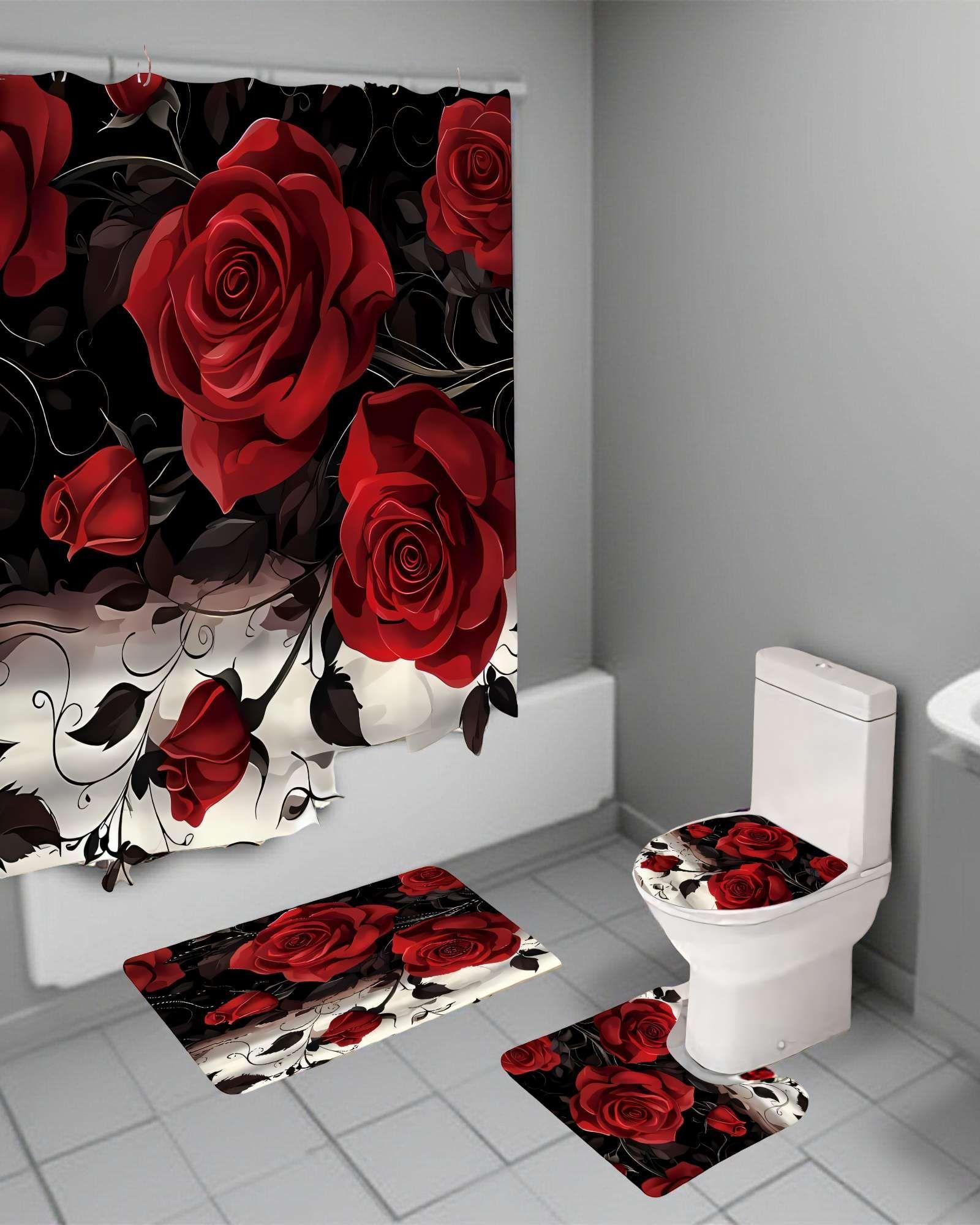 SET DE 4 PIEZAS PARA BAÑO CON ESTAMPADO 20-3