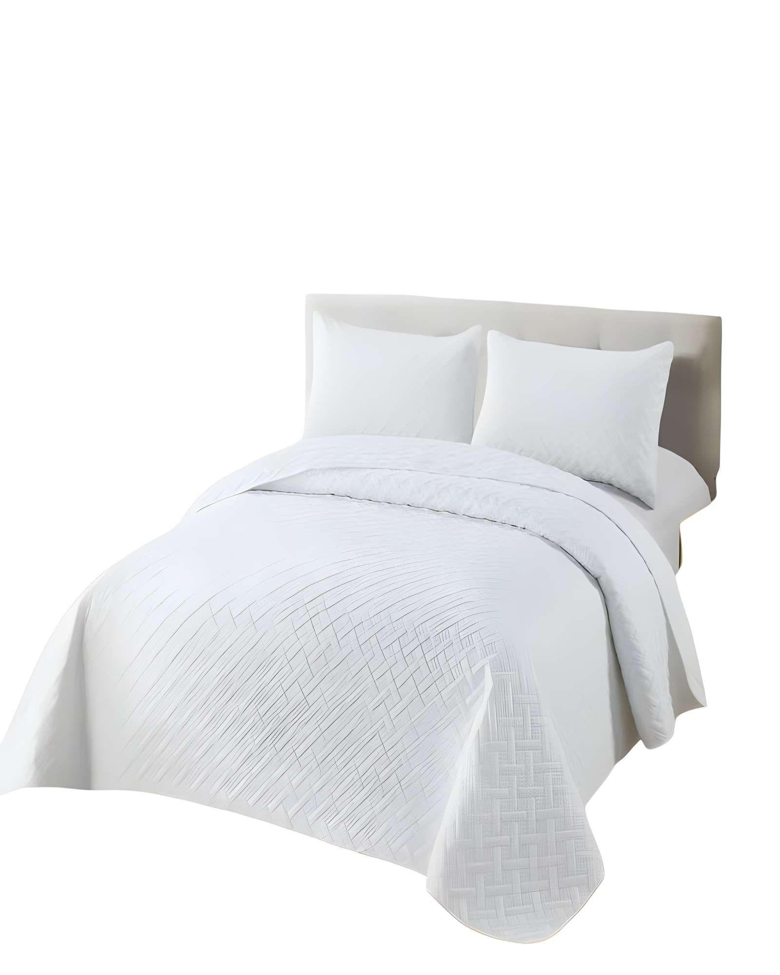 CUBRECAMA QUIT DE VERANO UNICOLOR KING A1-0