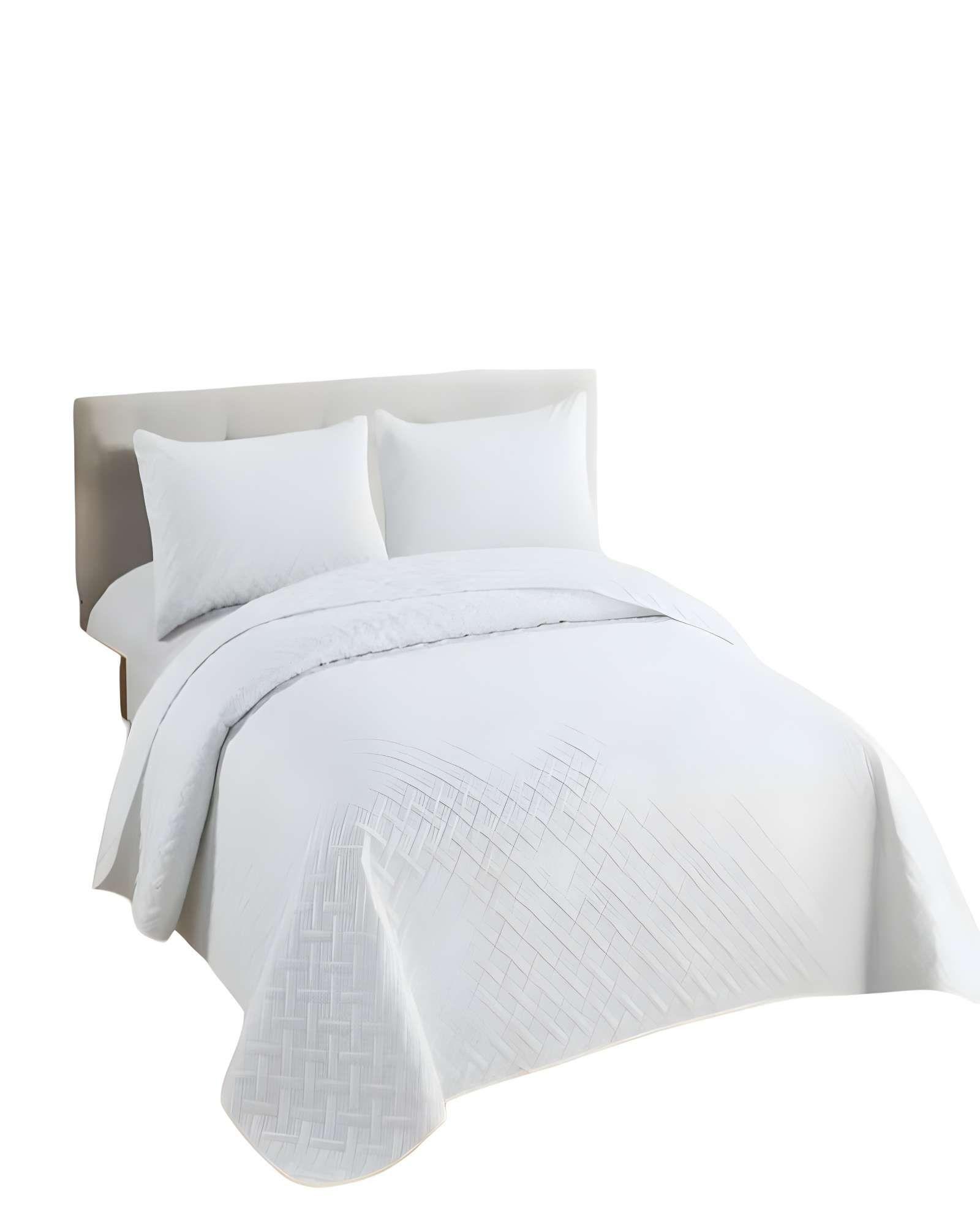 CUBRECAMA QUIT DE VERANO UNICOLOR KING A1-1