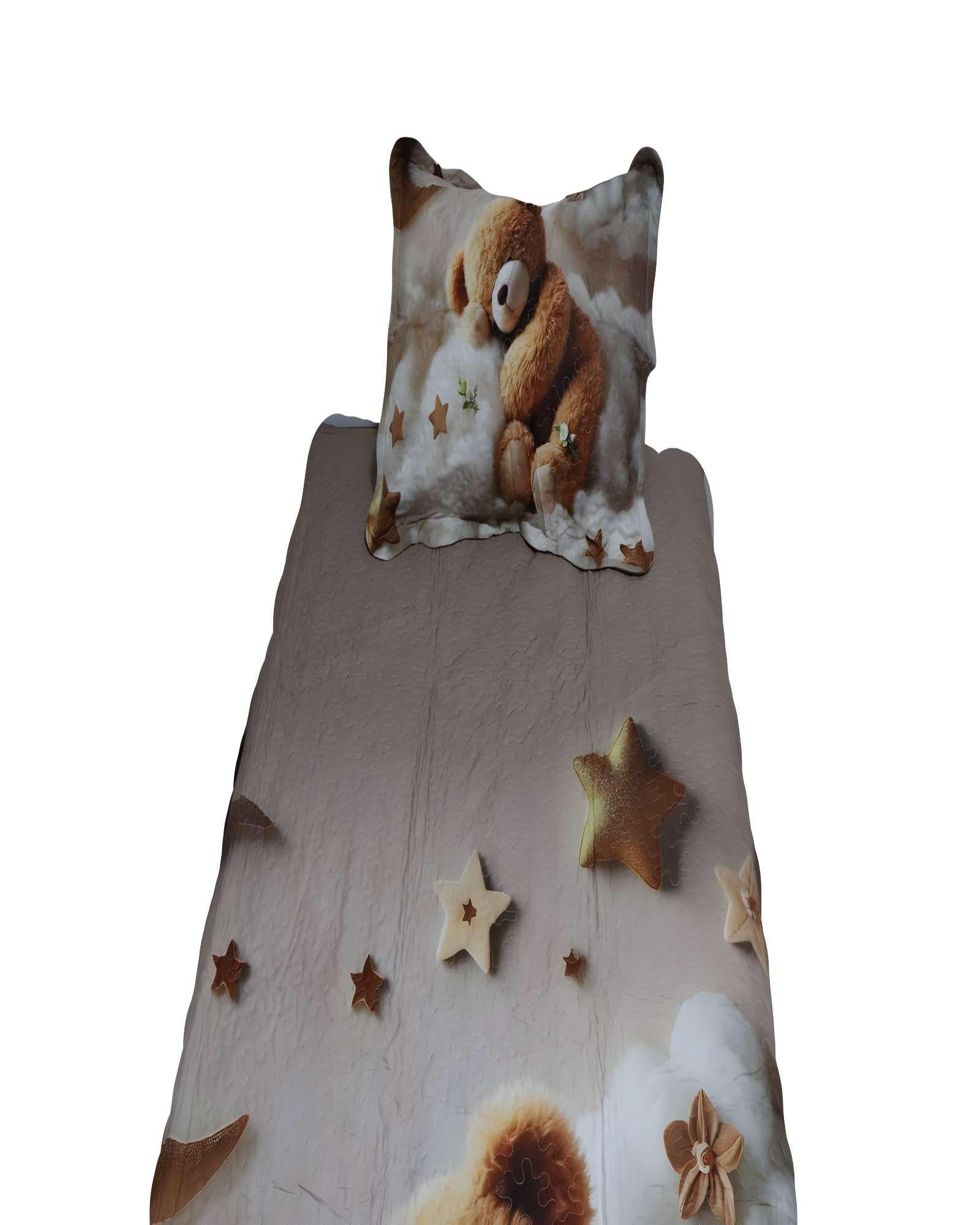 CUBRECAMA DE VERANO 3D PLAZA Y MEDIA 180 X 230 CM V03-1