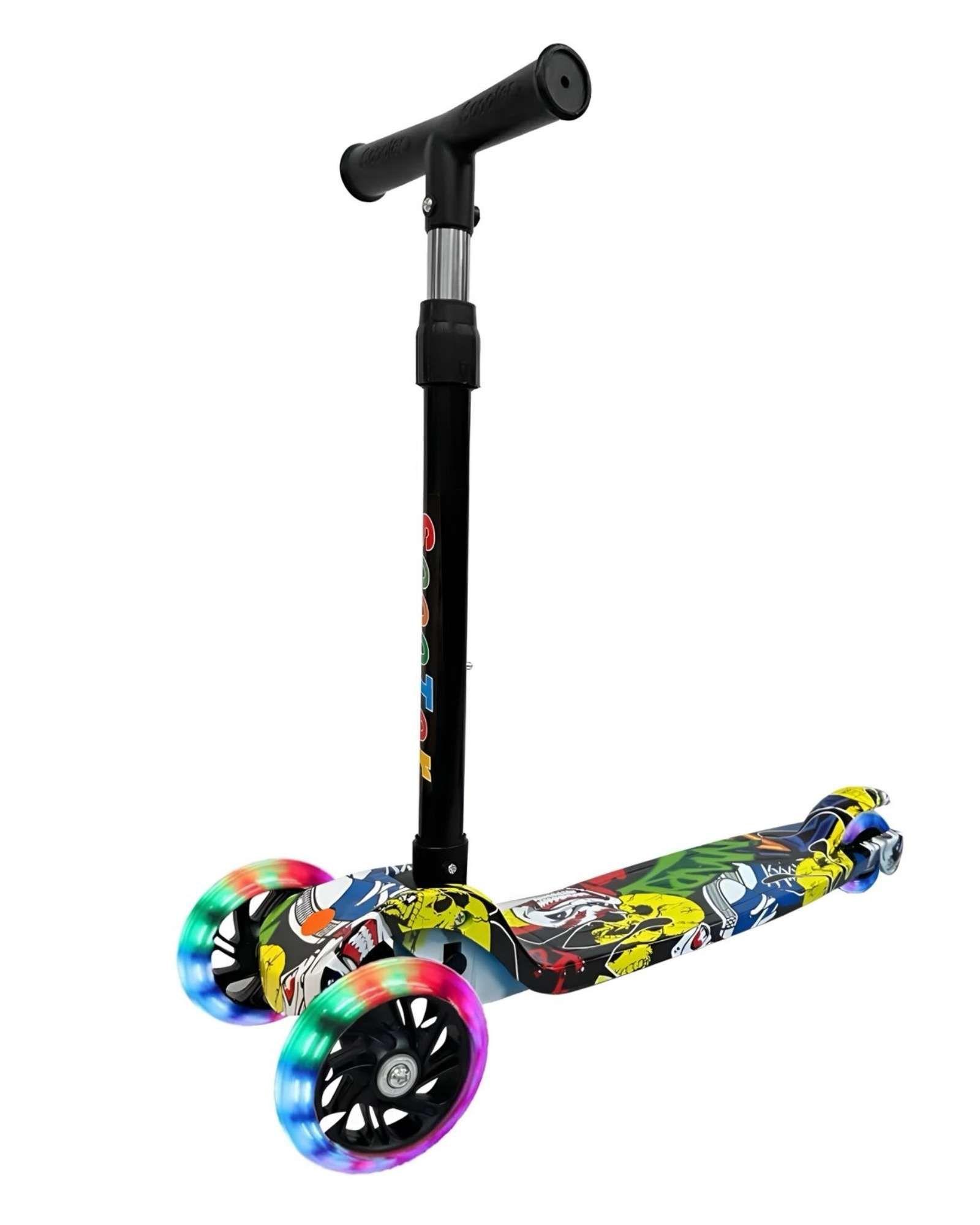 Scooter Infantil de 3 Ruedas con Luces LED multicolor 02-1