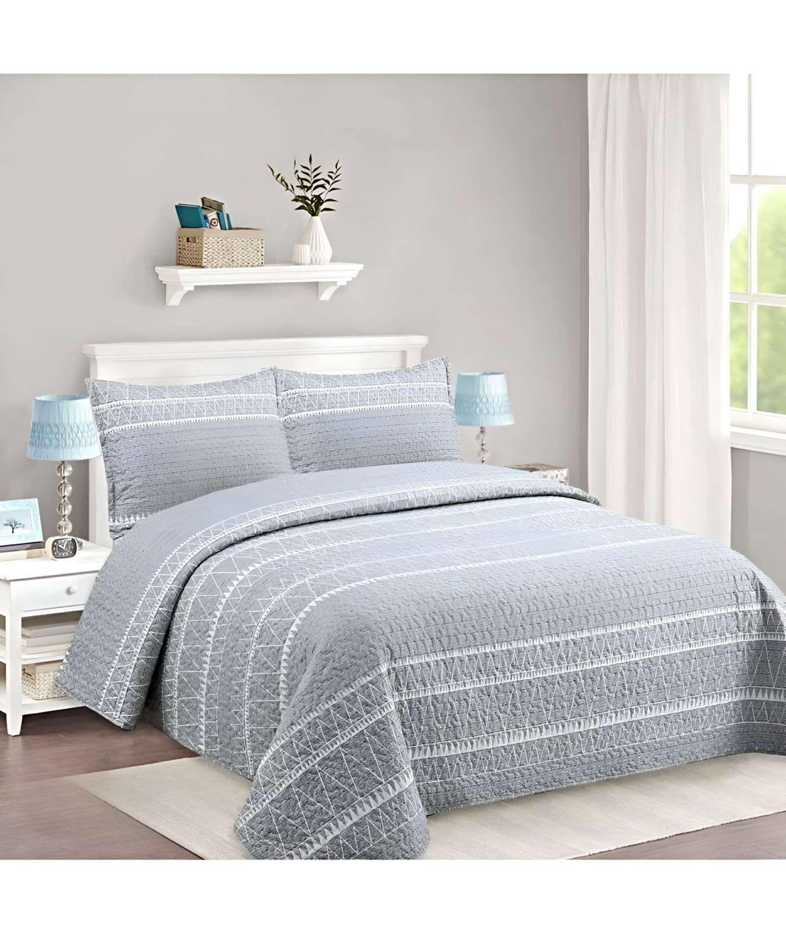 CUBRECAMA QUILT DE VERANO 2 PLAZAS A16-2