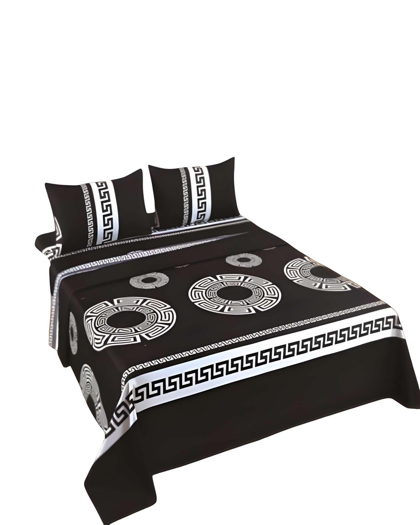 JUEGO DE SABANAS CASA SOL 2 PLAZAS NEGRO2-0