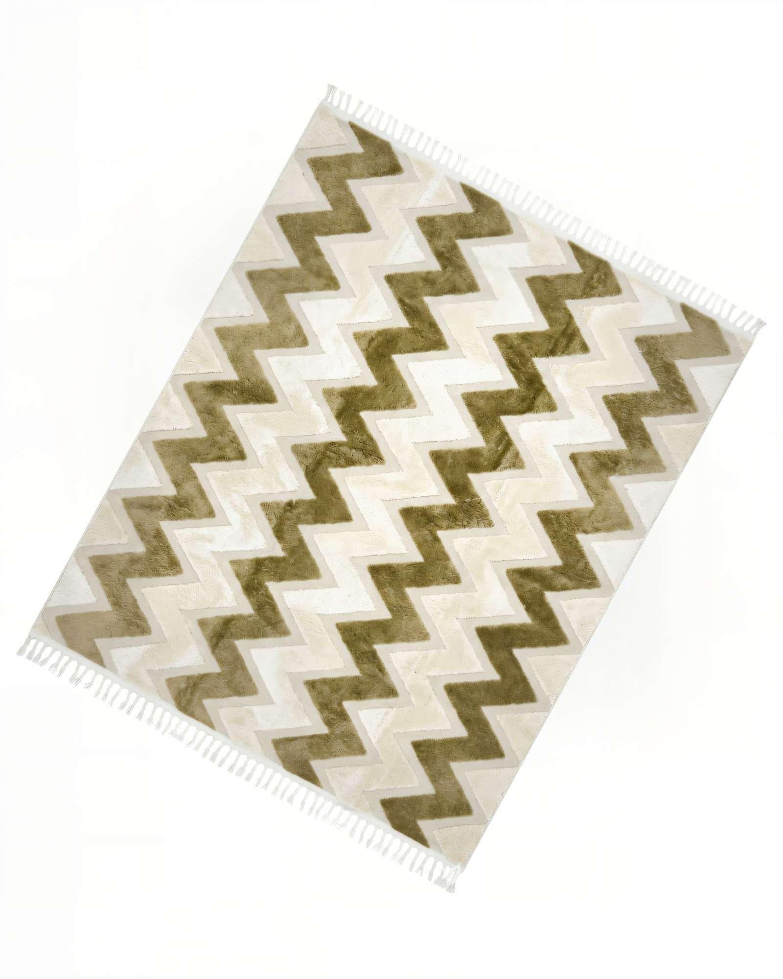 ALFOMBRA JACQUARD 200 X 240  DECORATIVA BICOLOR 9-0