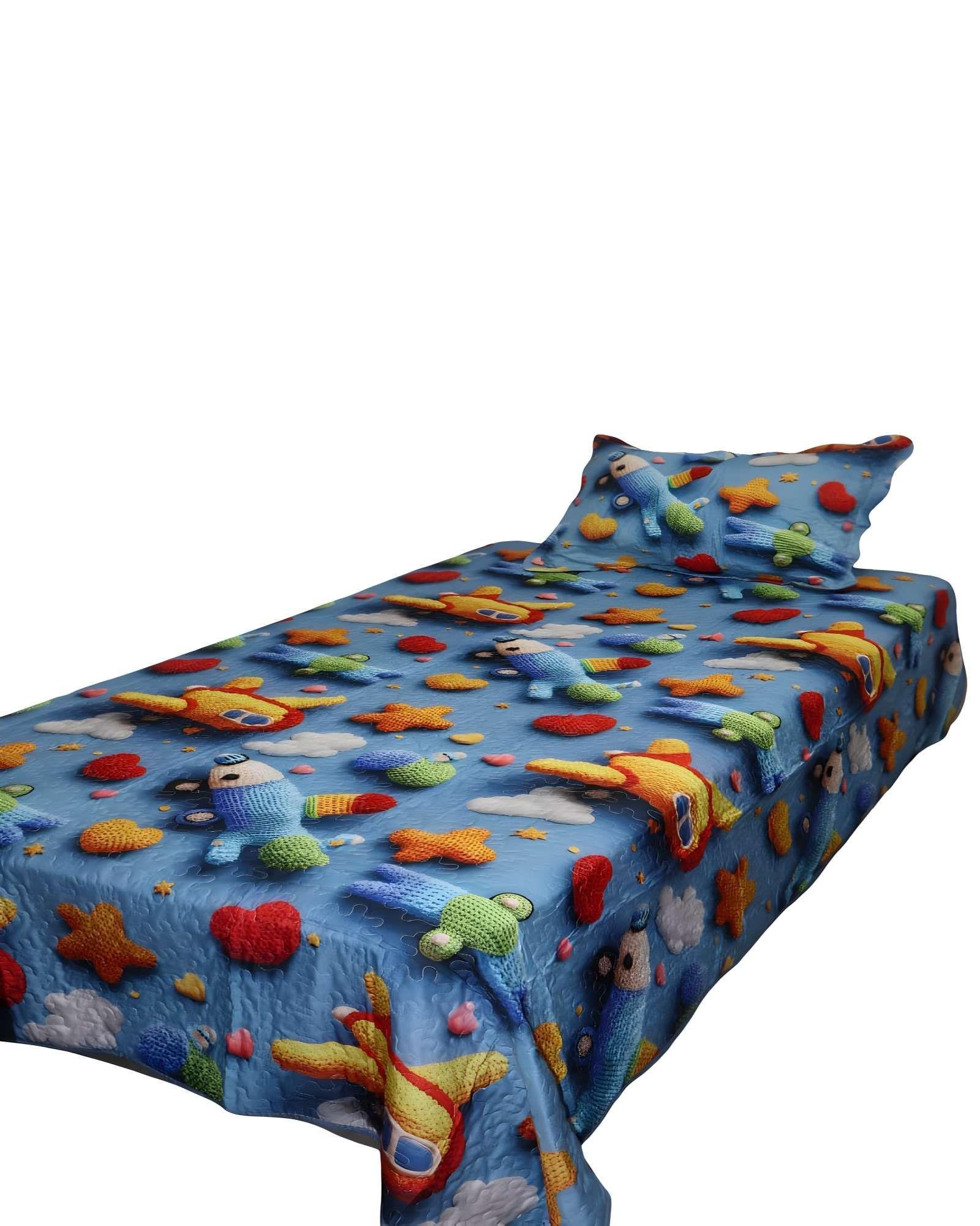 CUBRECAMA DE VERANO 3D PLAZA Y MEDIA 180 X 230 CM V08-0