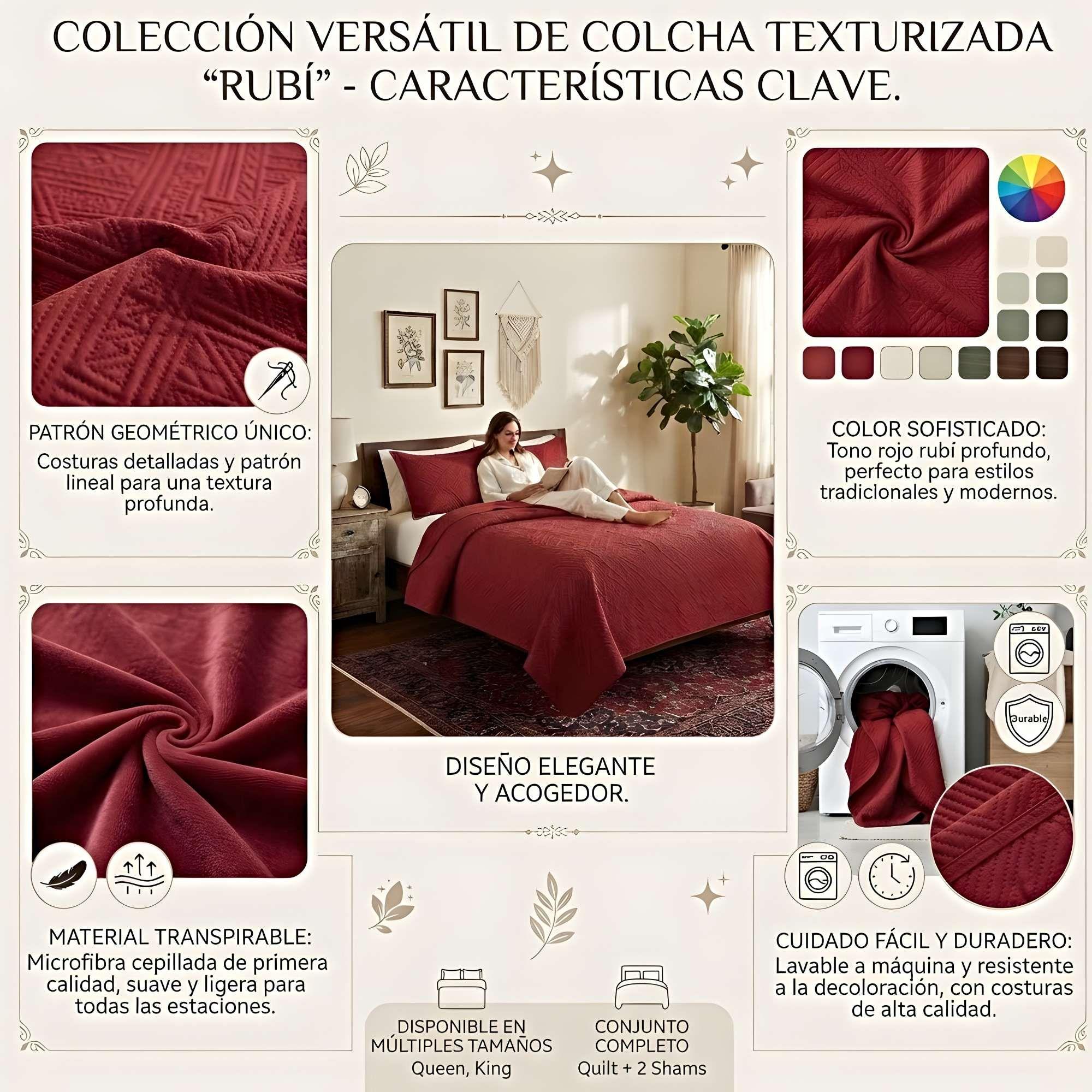 CUBRECAMA QUILT DE VERANO LIVIANO 2 PLAZAS CL9-3