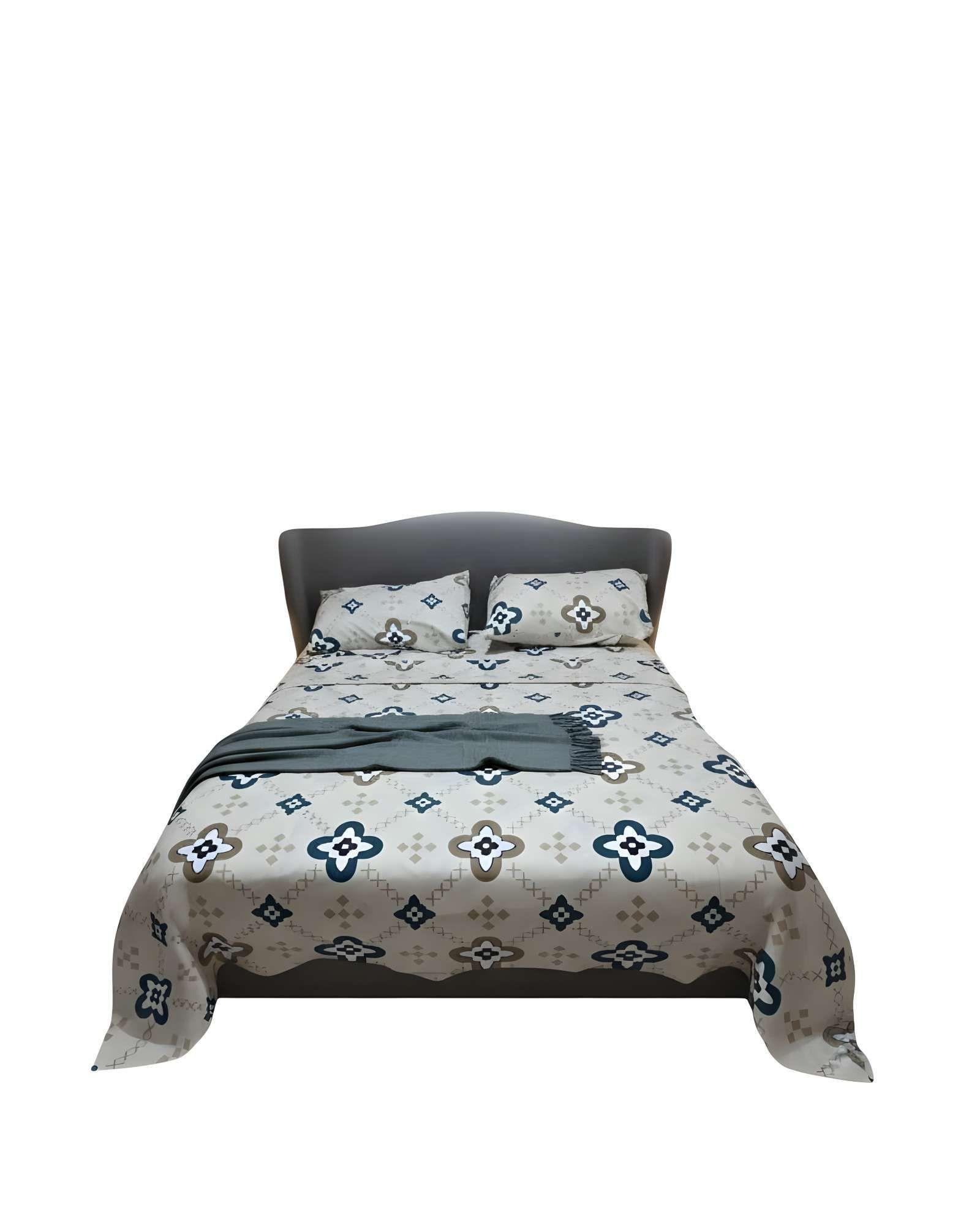 JUEGO DE SABANAS 100% EXTRASUAVE 2 PLAZAS BEIGE-0