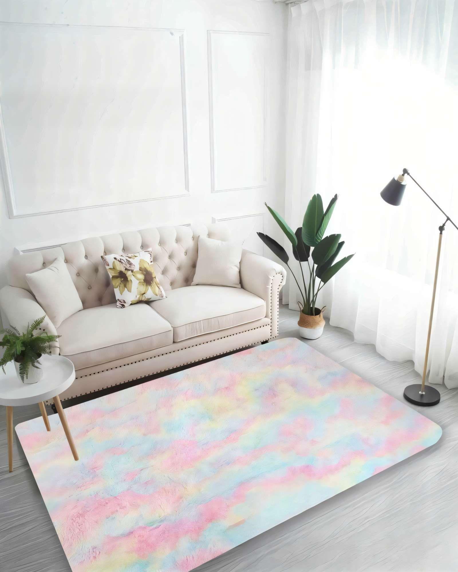 ALFOMBRA PELUDA 200X240  PREMIUM ARCOIRIS 2-2
