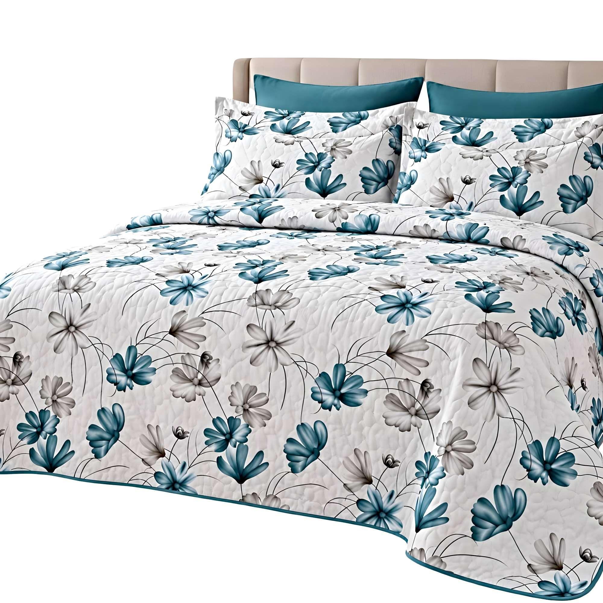 CUBRECAMA QUILT DE VERANO LIVIANO 2 PLAZAS C13-0
