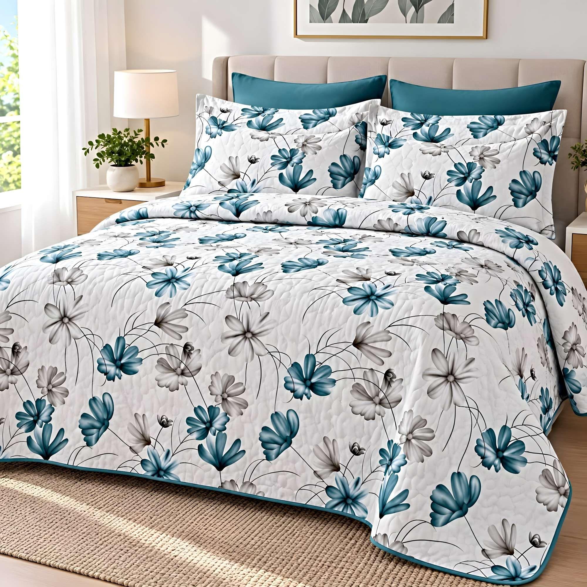 CUBRECAMA QUILT DE VERANO LIVIANO 2 PLAZAS C13-2