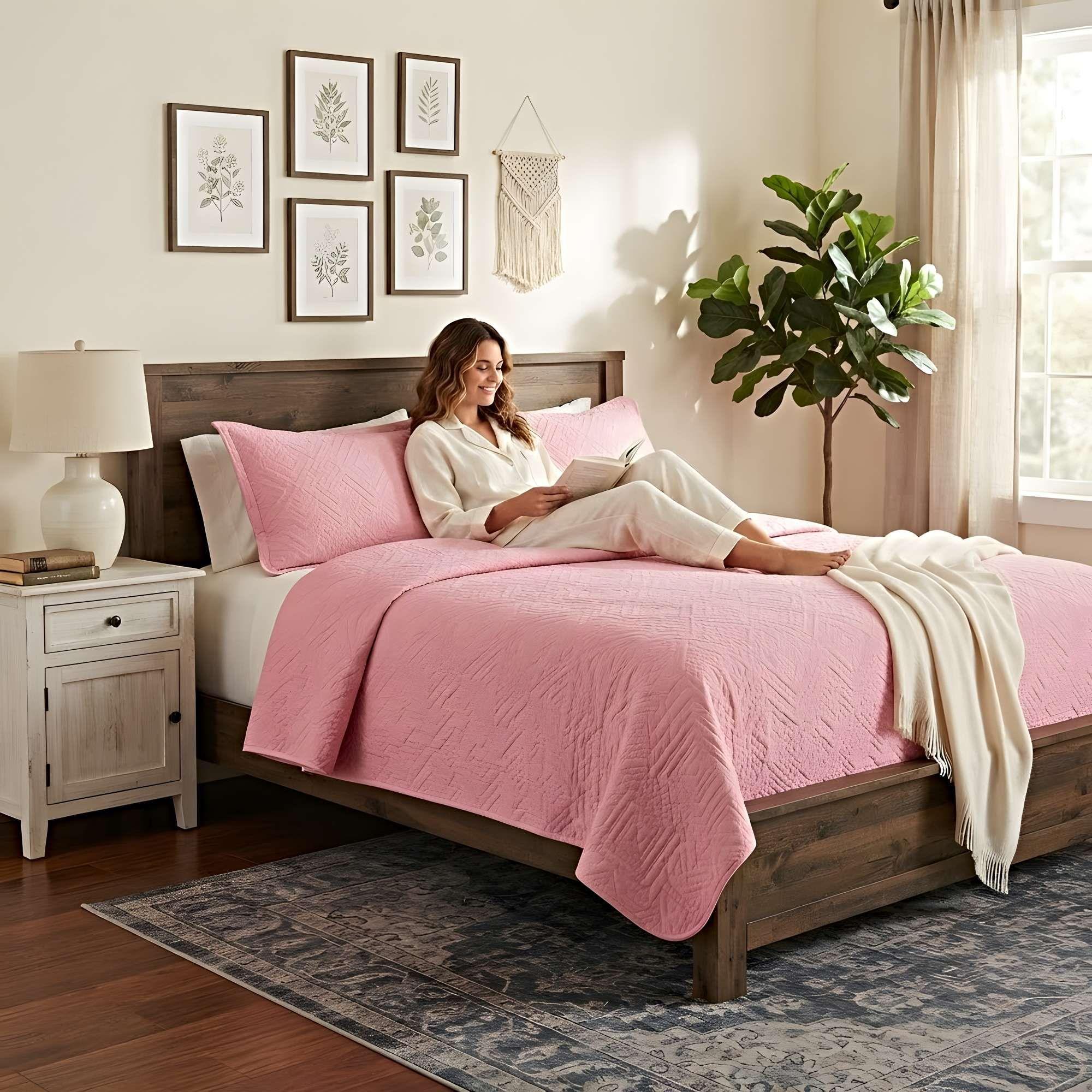 CUBRECAMA QUILT DE VERANO LIVIANO KING CL10-2