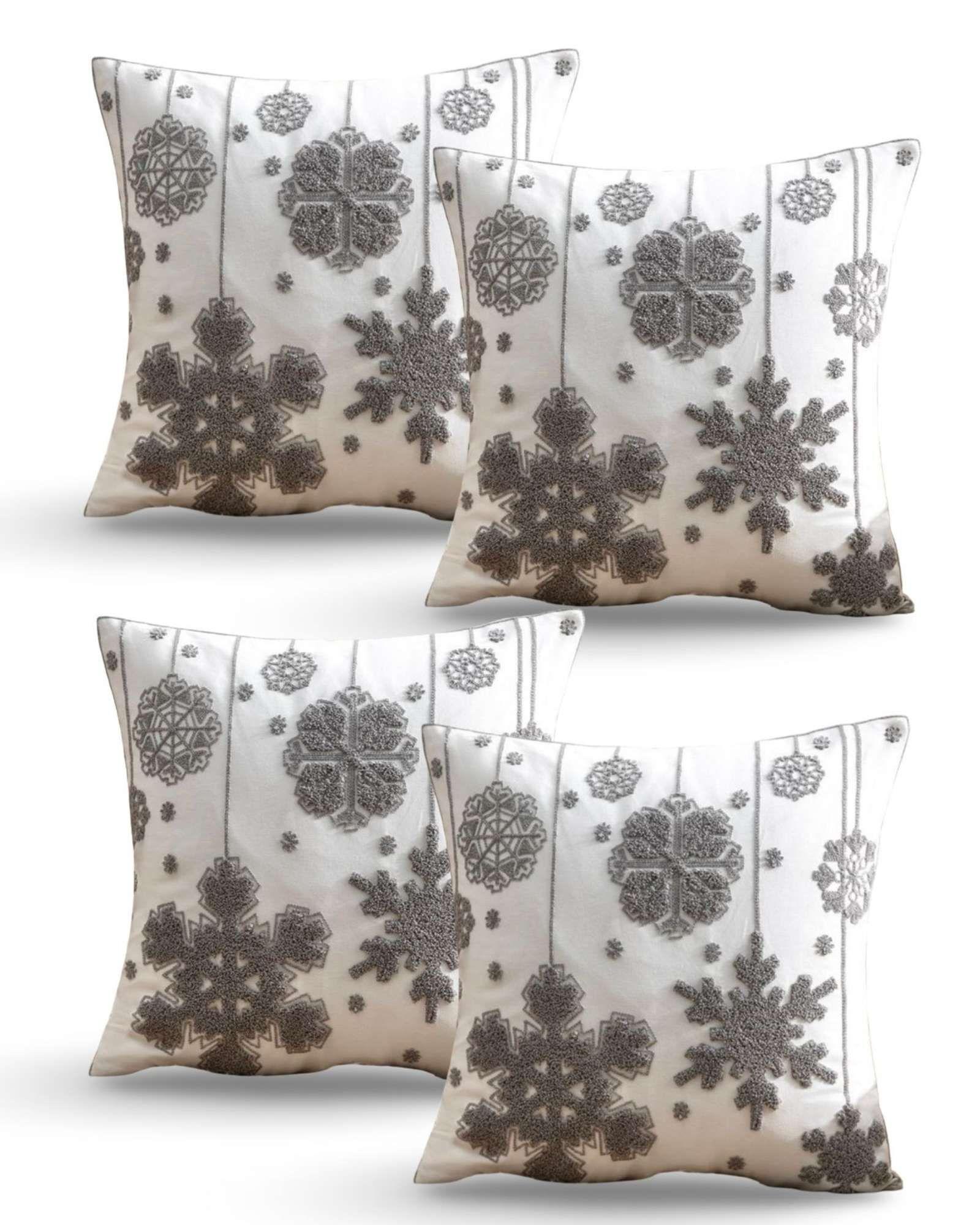 SET DE 4 FUNDAS DE COJIN PARA NAVIDAD K20-0