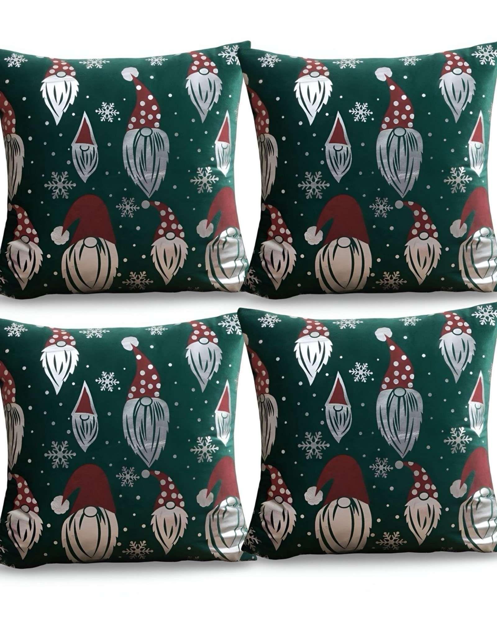 SET DE 4 FUNDAS DE COJIN PARA NAVIDAD M8-0