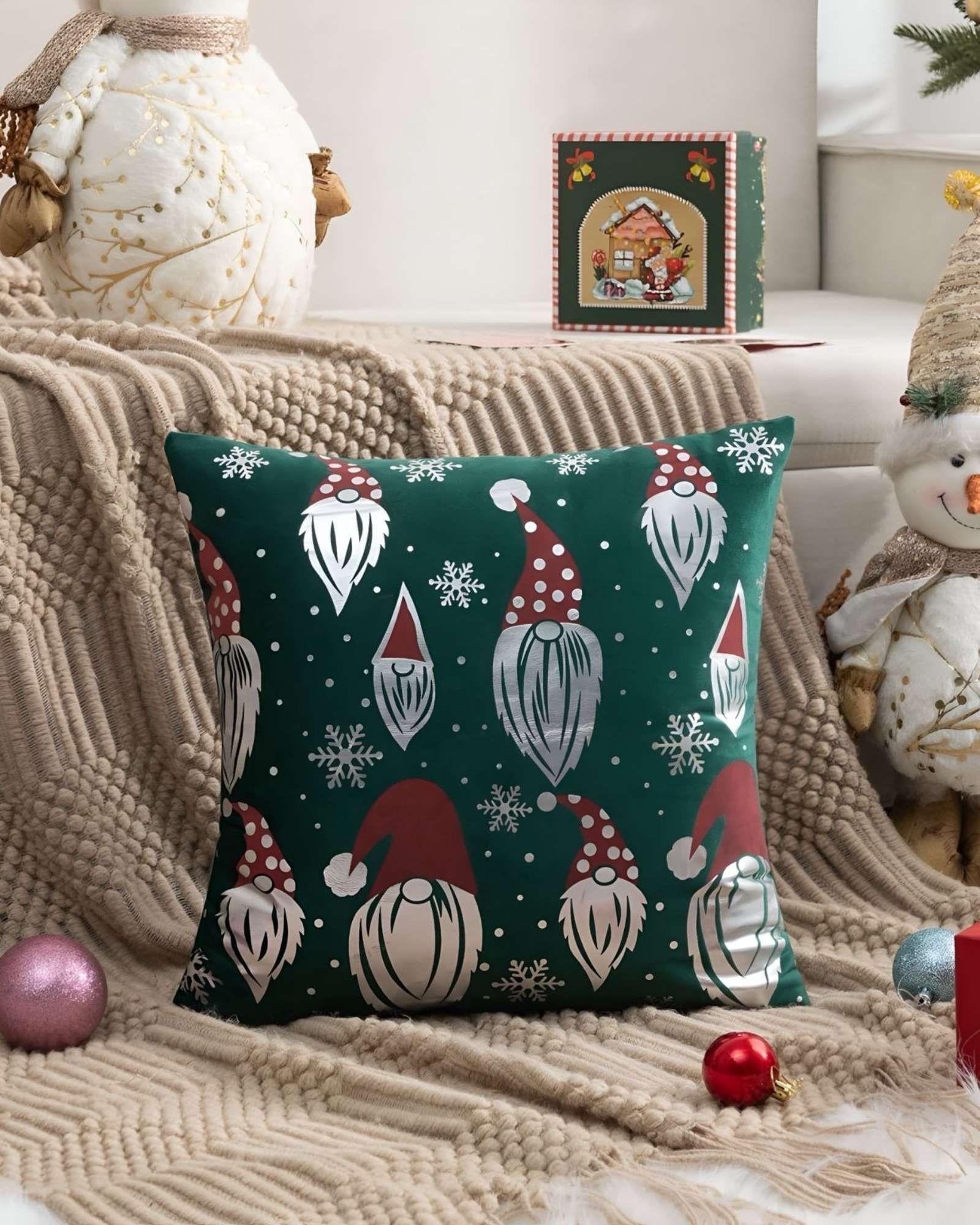 SET DE 4 FUNDAS DE COJIN PARA NAVIDAD M8-1